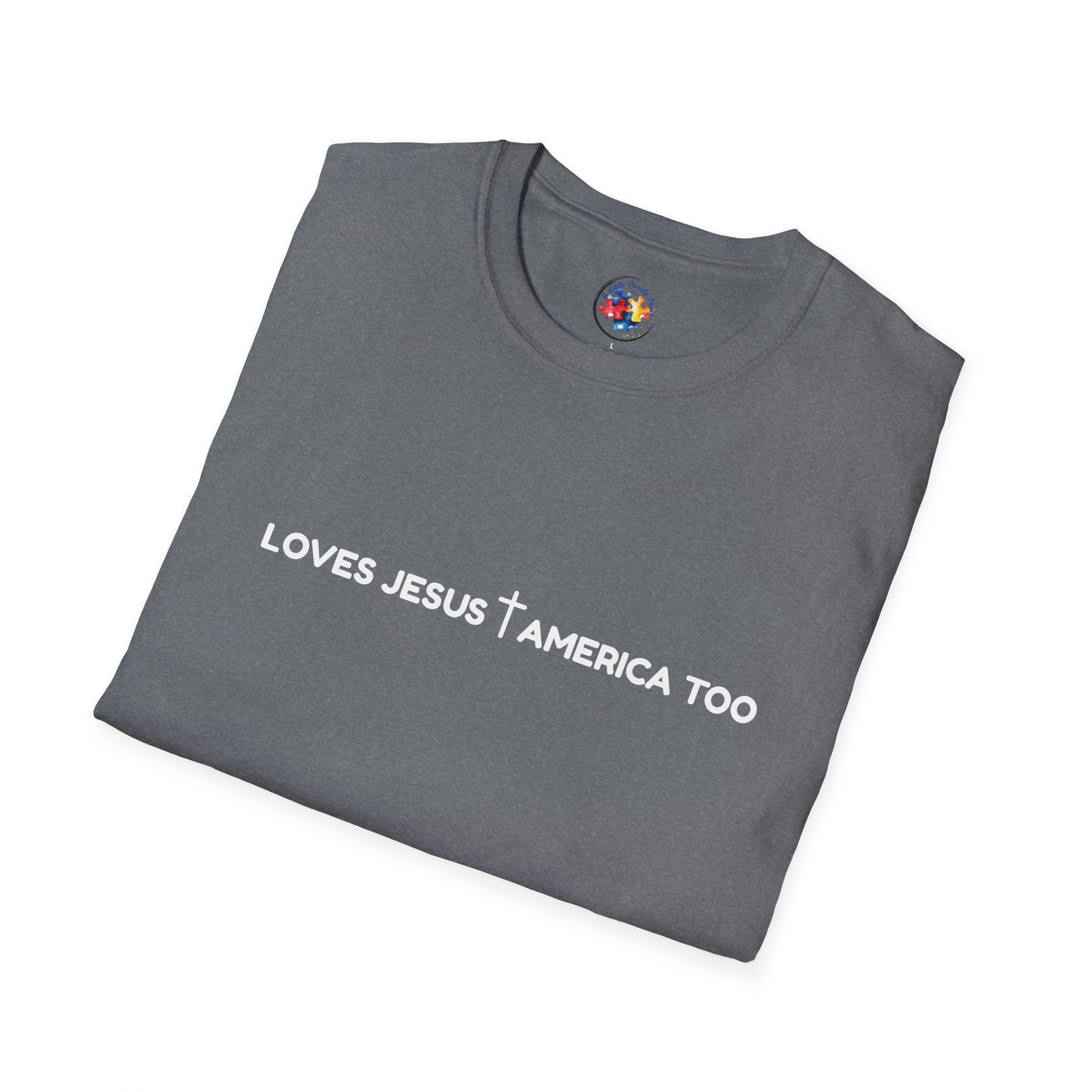 Loves Jesus- Adult Size T-Shirt