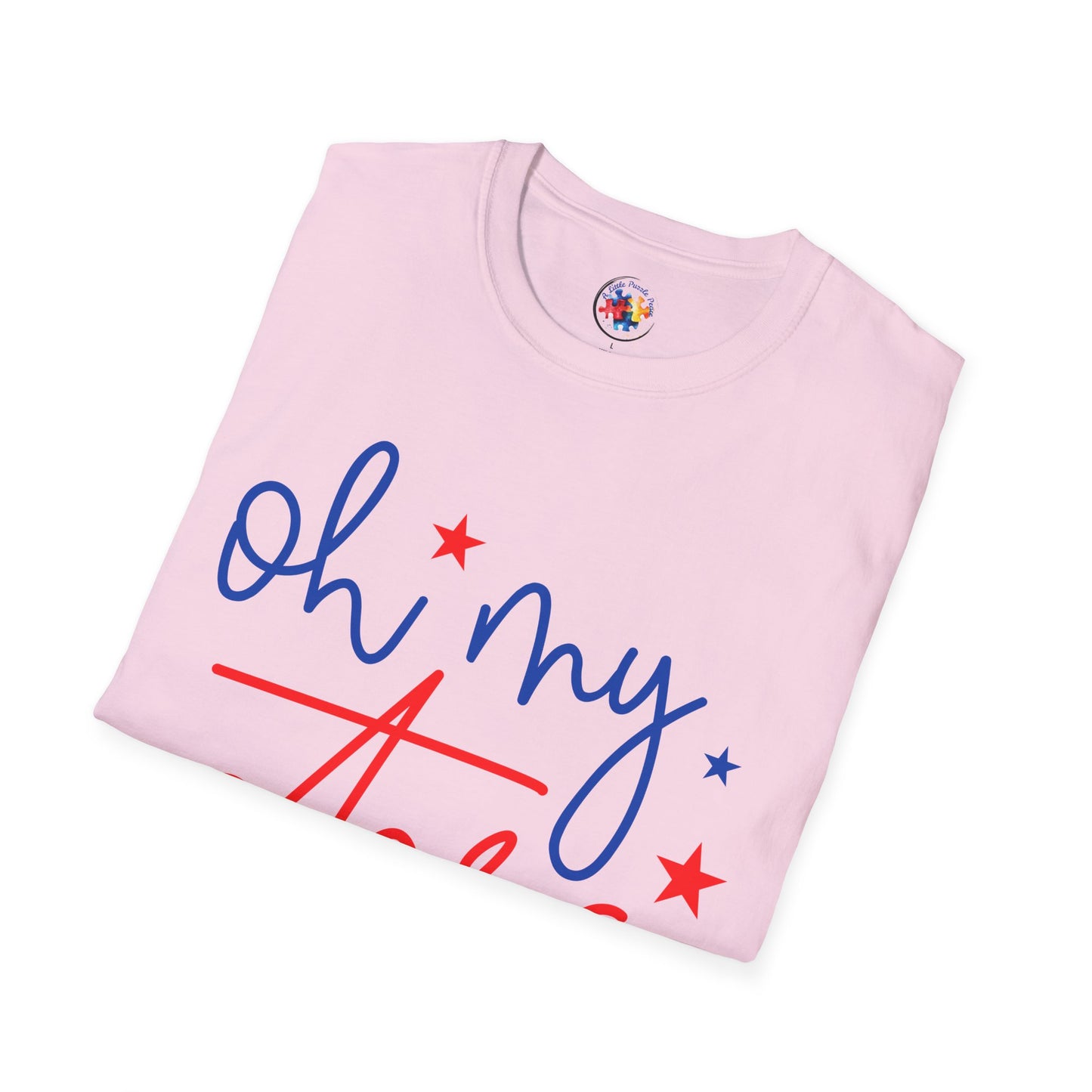 Oh My Stars - 4th of July- Adult Size T-Shirt
