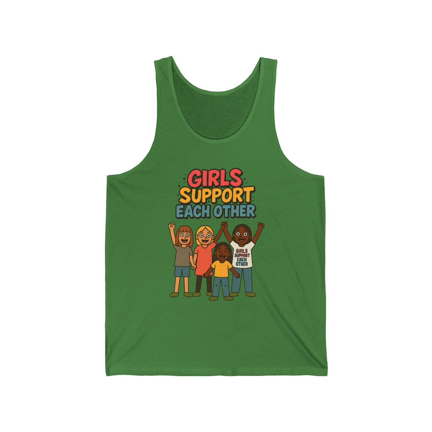 Girls Support Each other - Unisex Jersey Tank - Adult Size