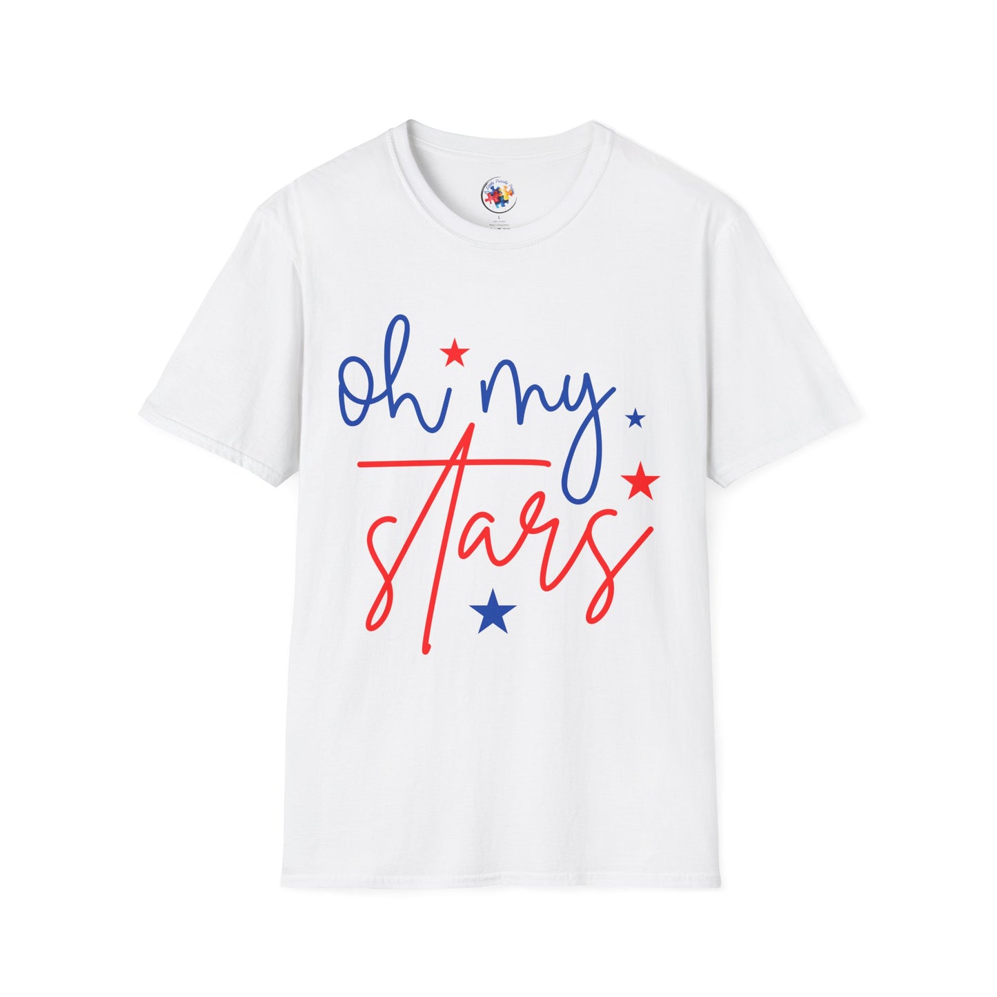 Oh My Stars - 4th of July- Adult Size T-Shirt