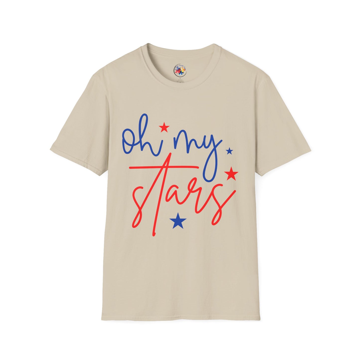 Oh My Stars - 4th of July- Adult Size T-Shirt
