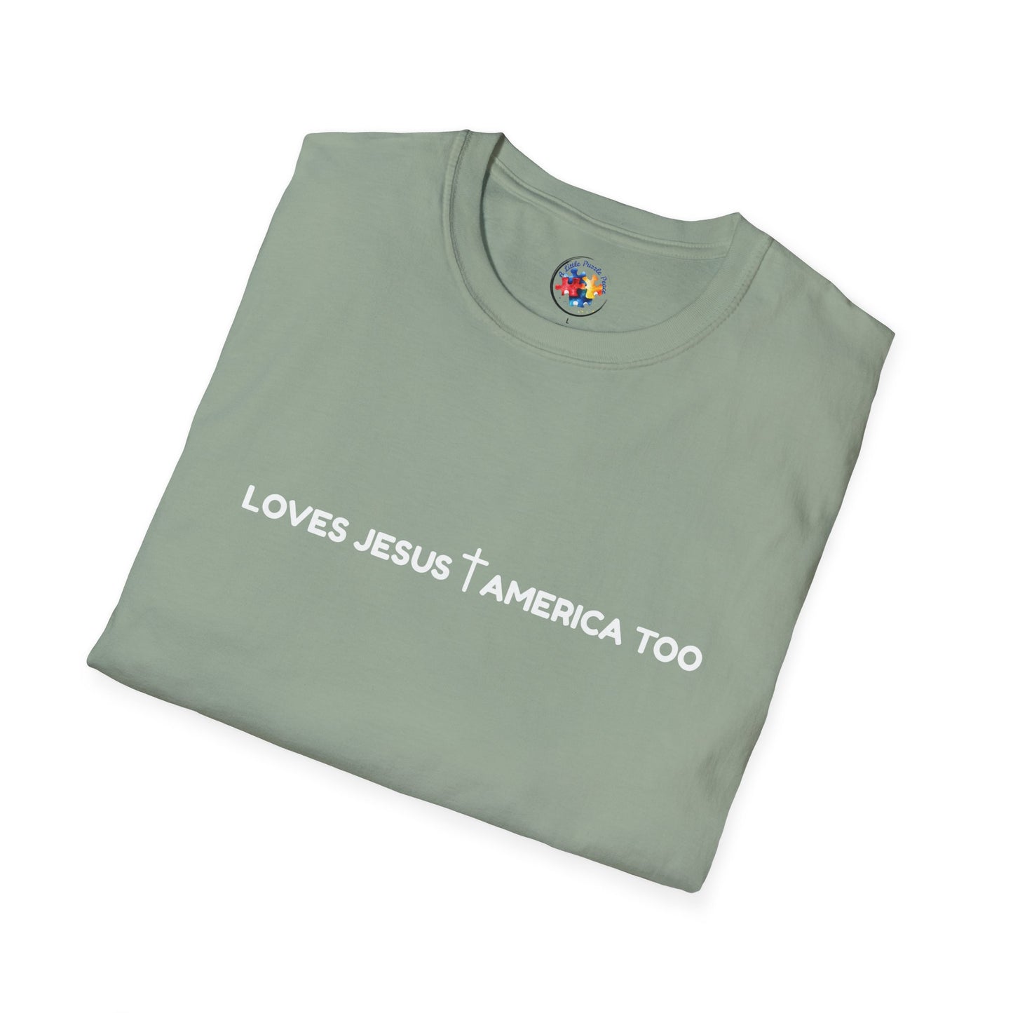 Loves Jesus- Adult Size T-Shirt