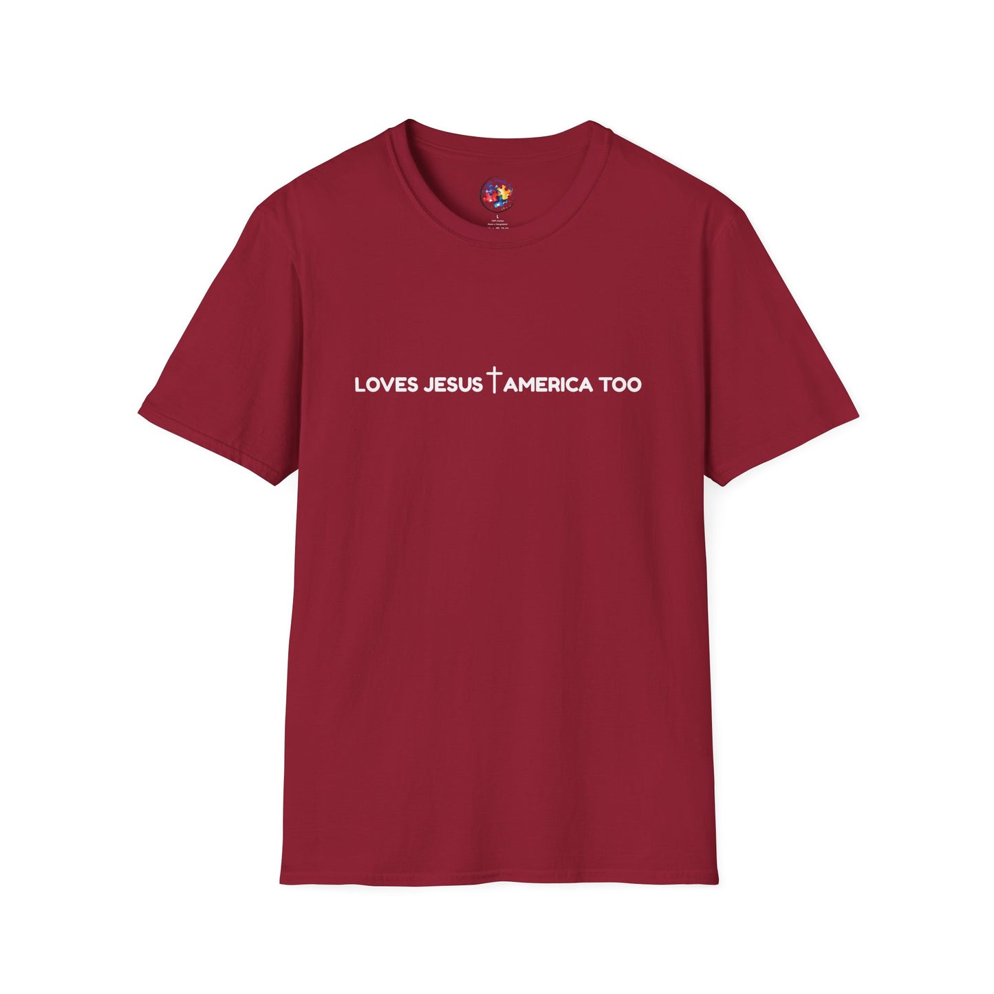 Loves Jesus- Adult Size T-Shirt