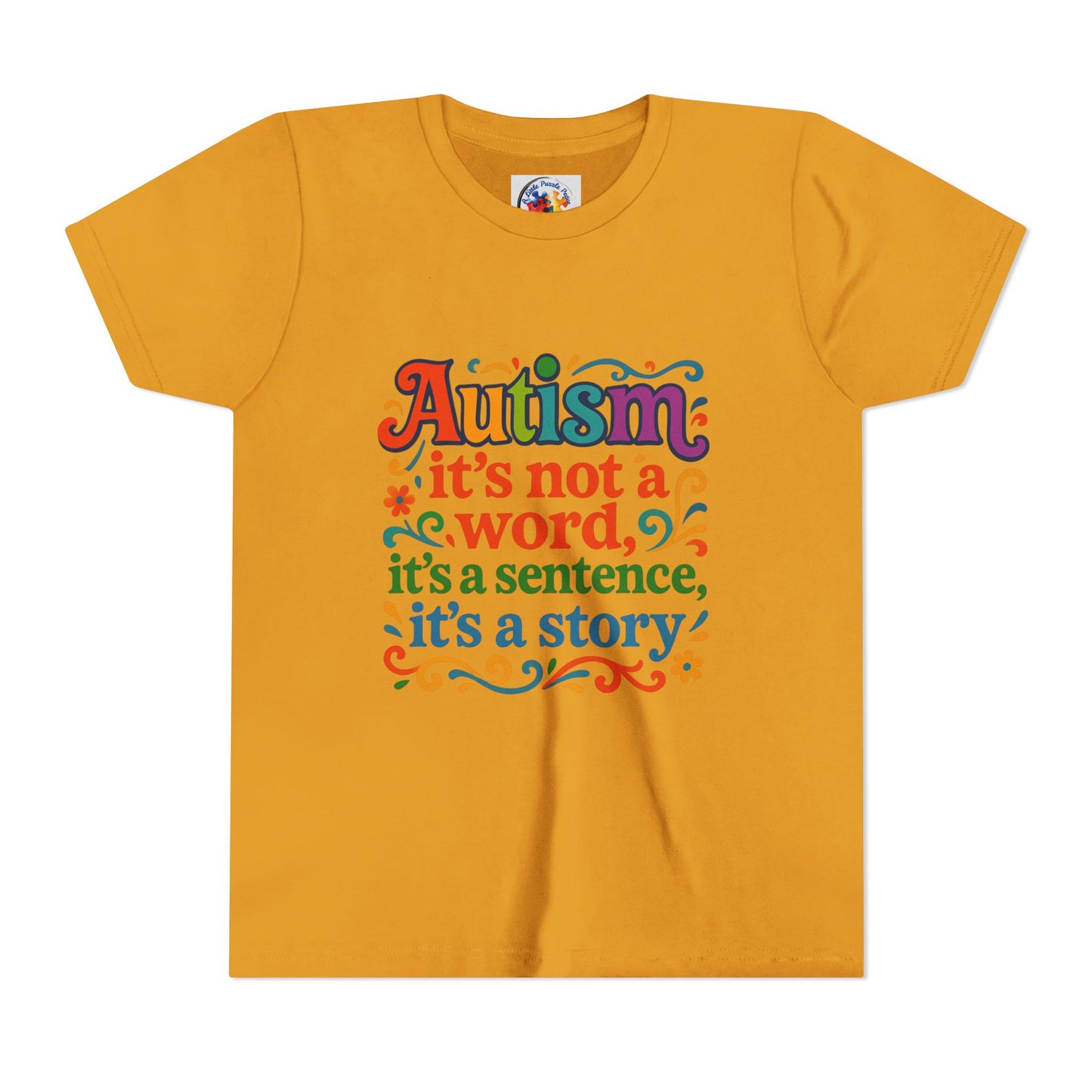 Autism Story - Neurodiversity Youth Size Bella Canvas