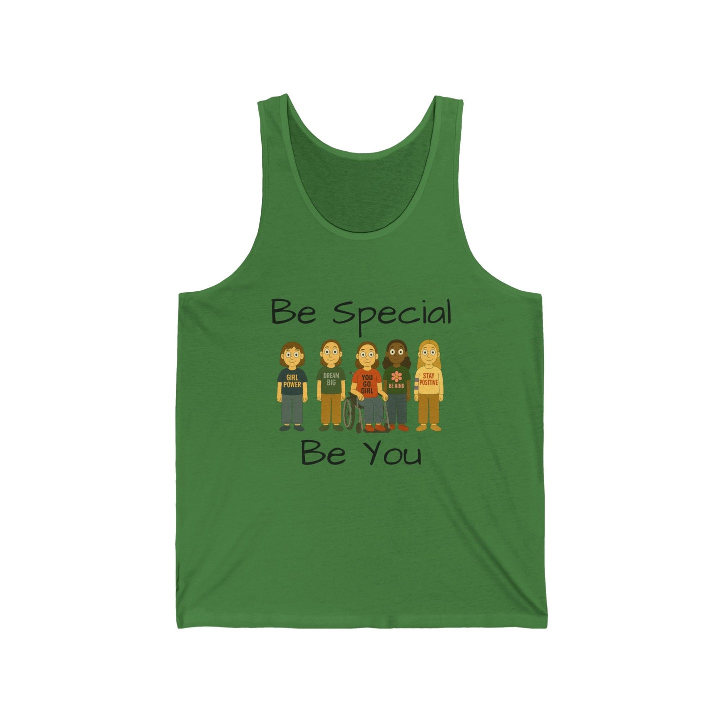 Be Special Be You Unisex Jersey Tank - Adult Size