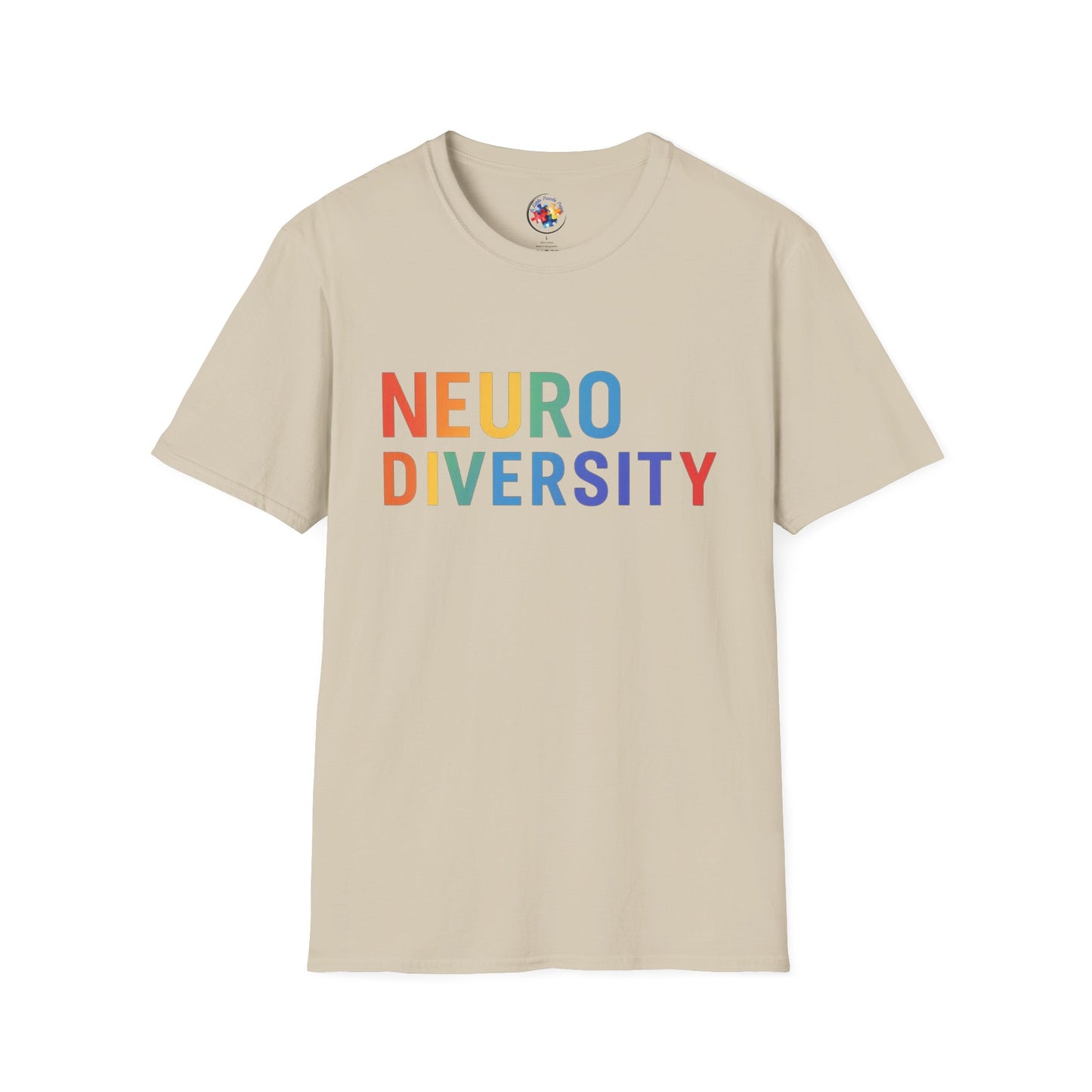 NeuroDiversity Rainbow Color Adult Size T-Shirt