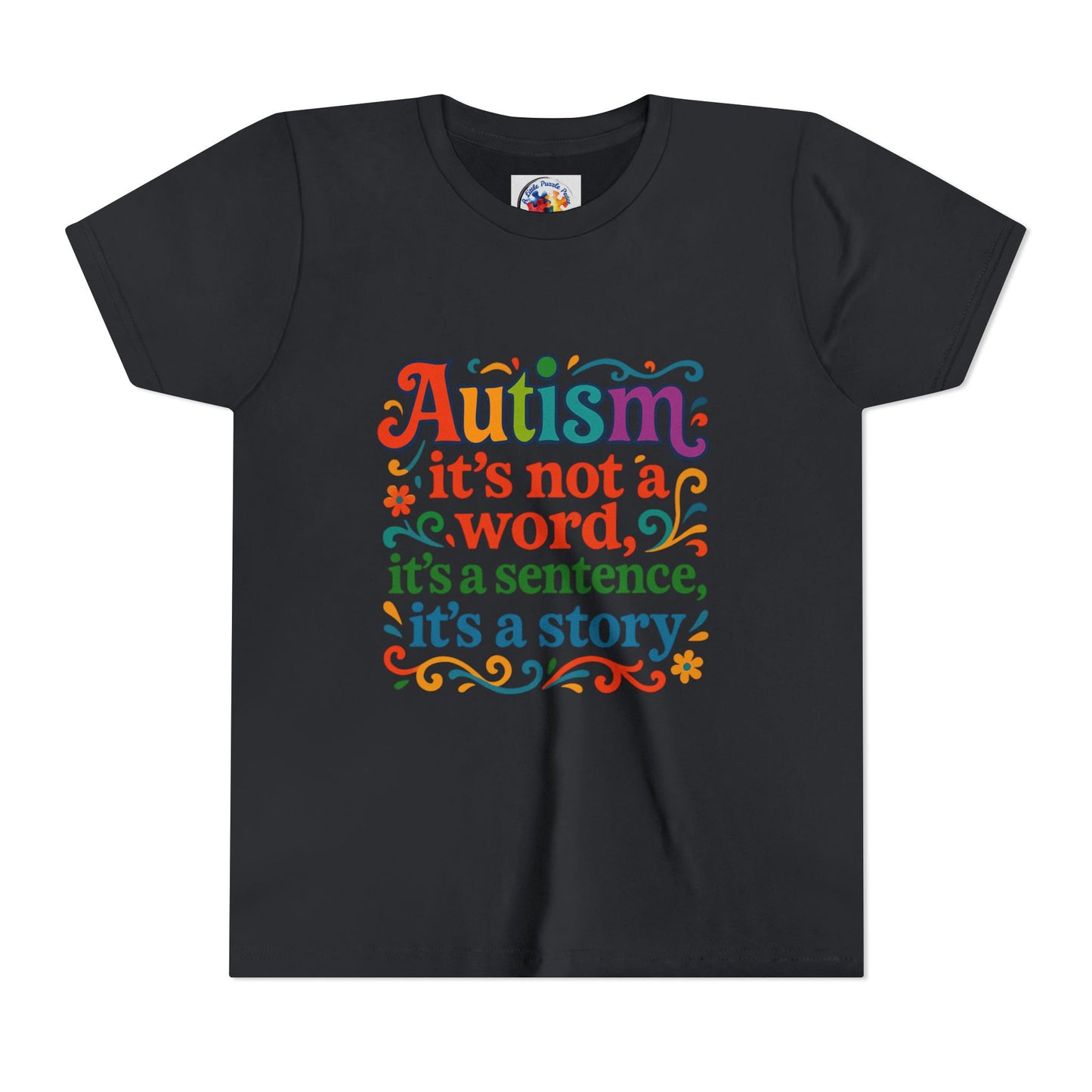 Autism Story - Neurodiversity Youth Size Bella Canvas
