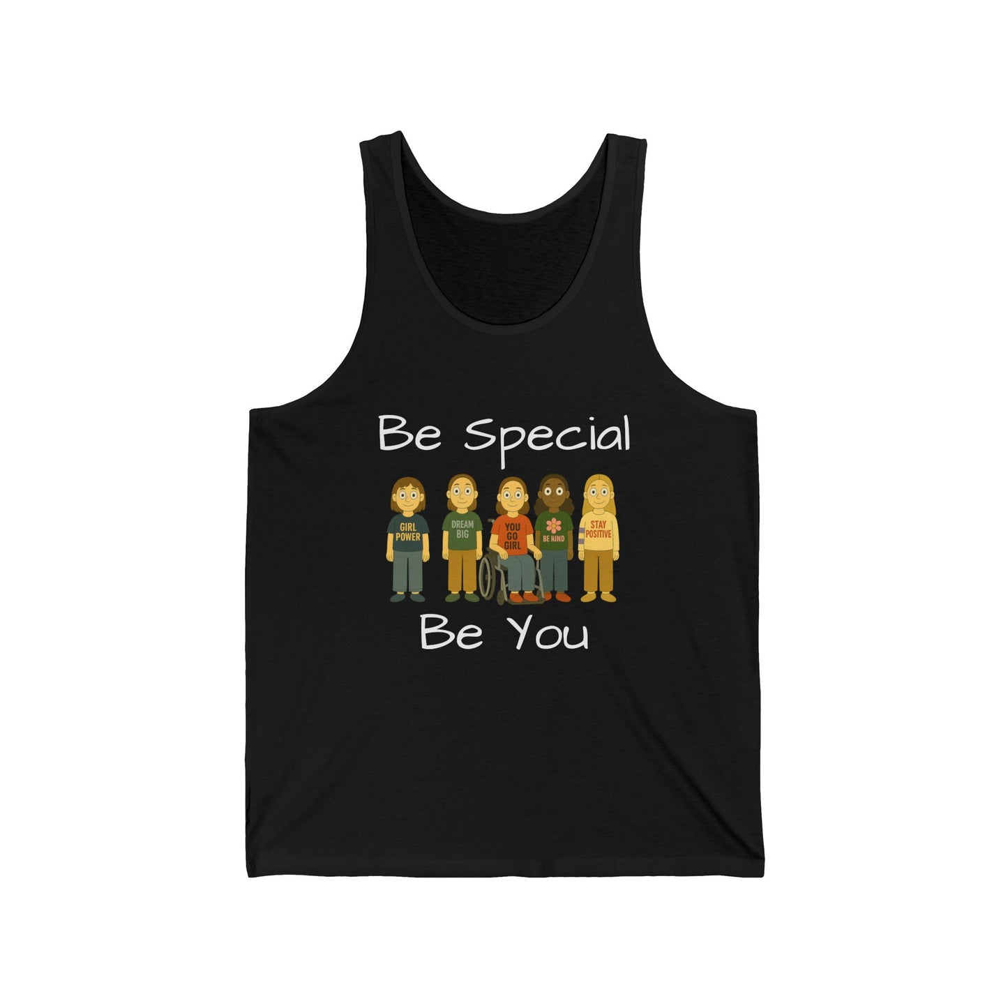 Be Special Be You Unisex Jersey Tank - Adult Size