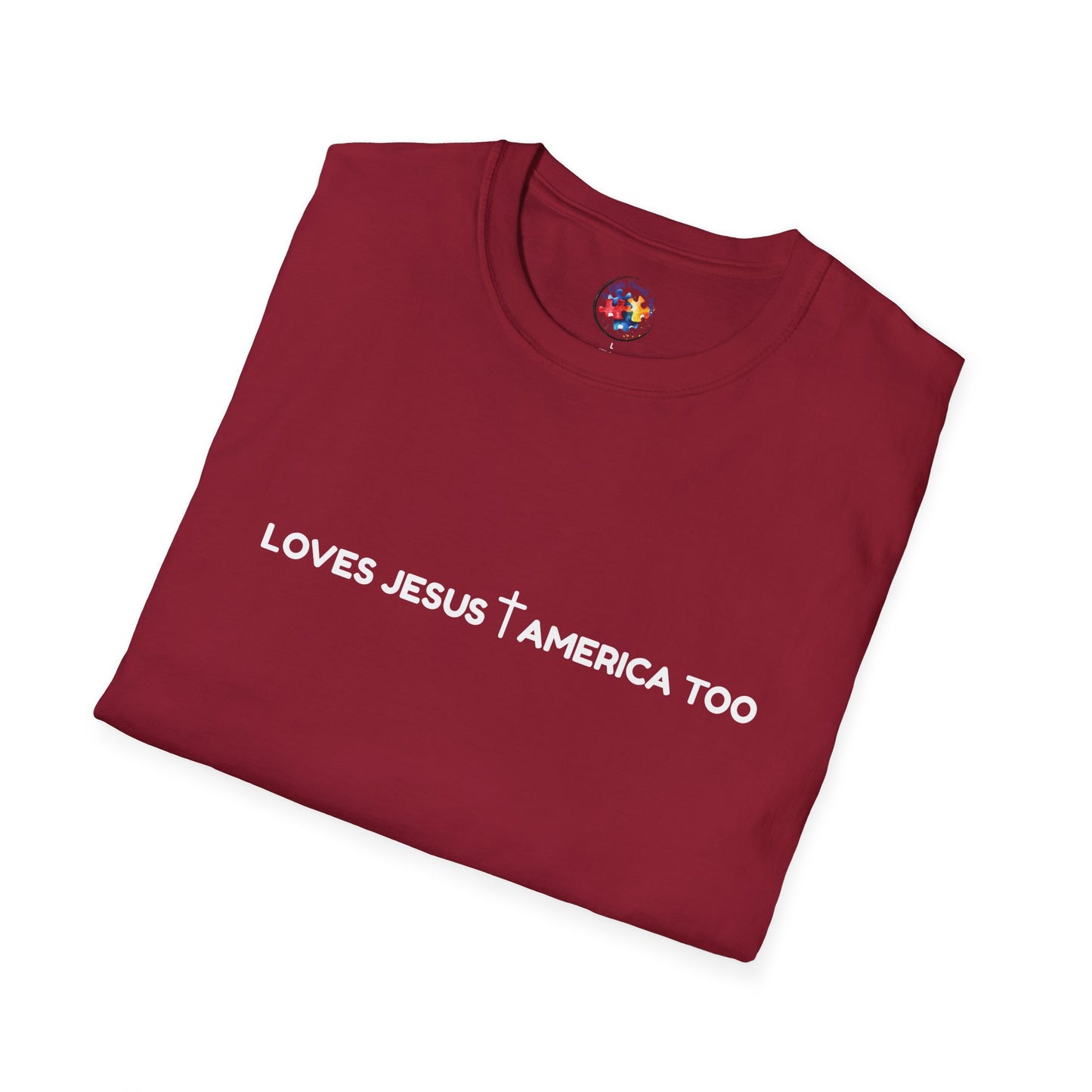 Loves Jesus- Adult Size T-Shirt