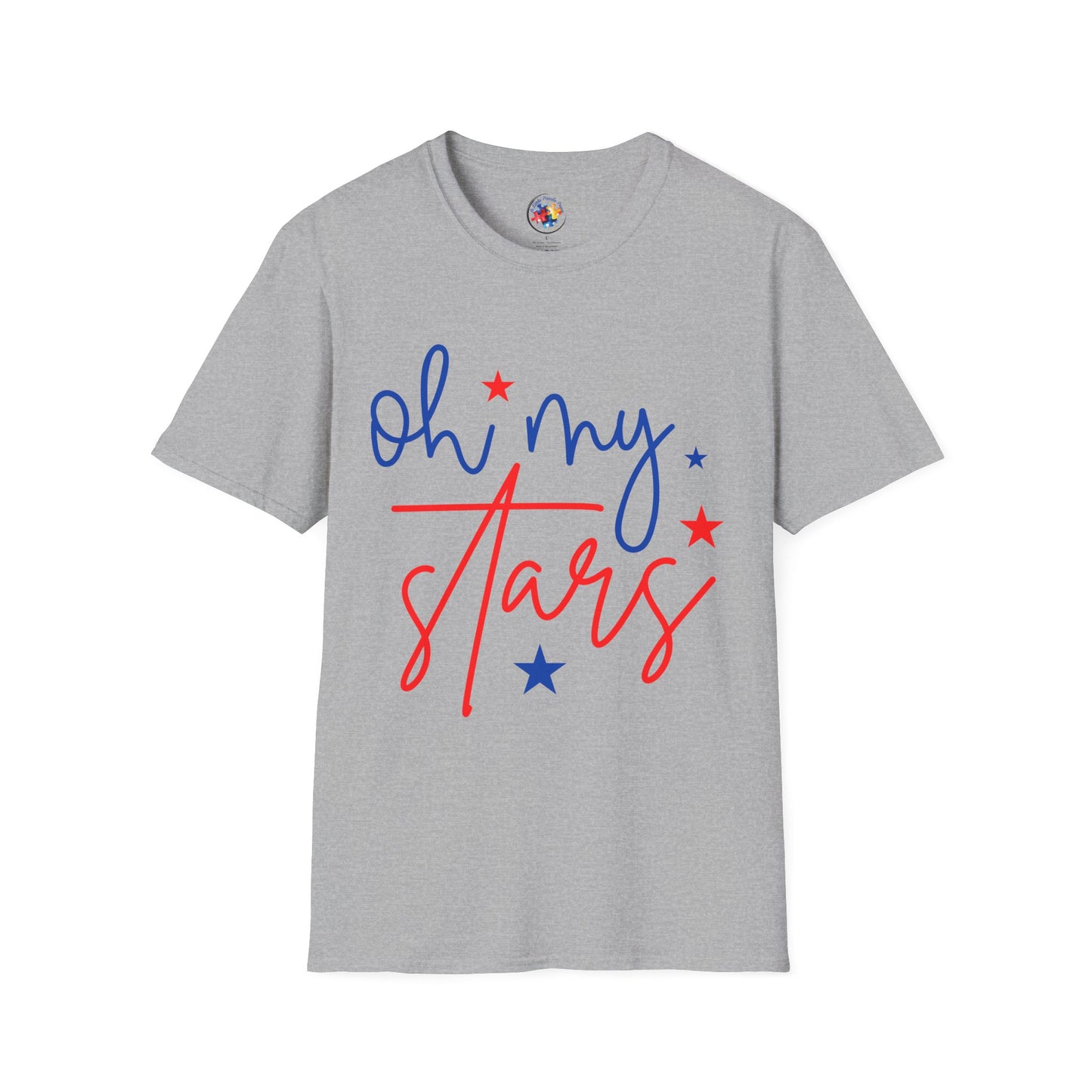 Oh My Stars - 4th of July- Adult Size T-Shirt