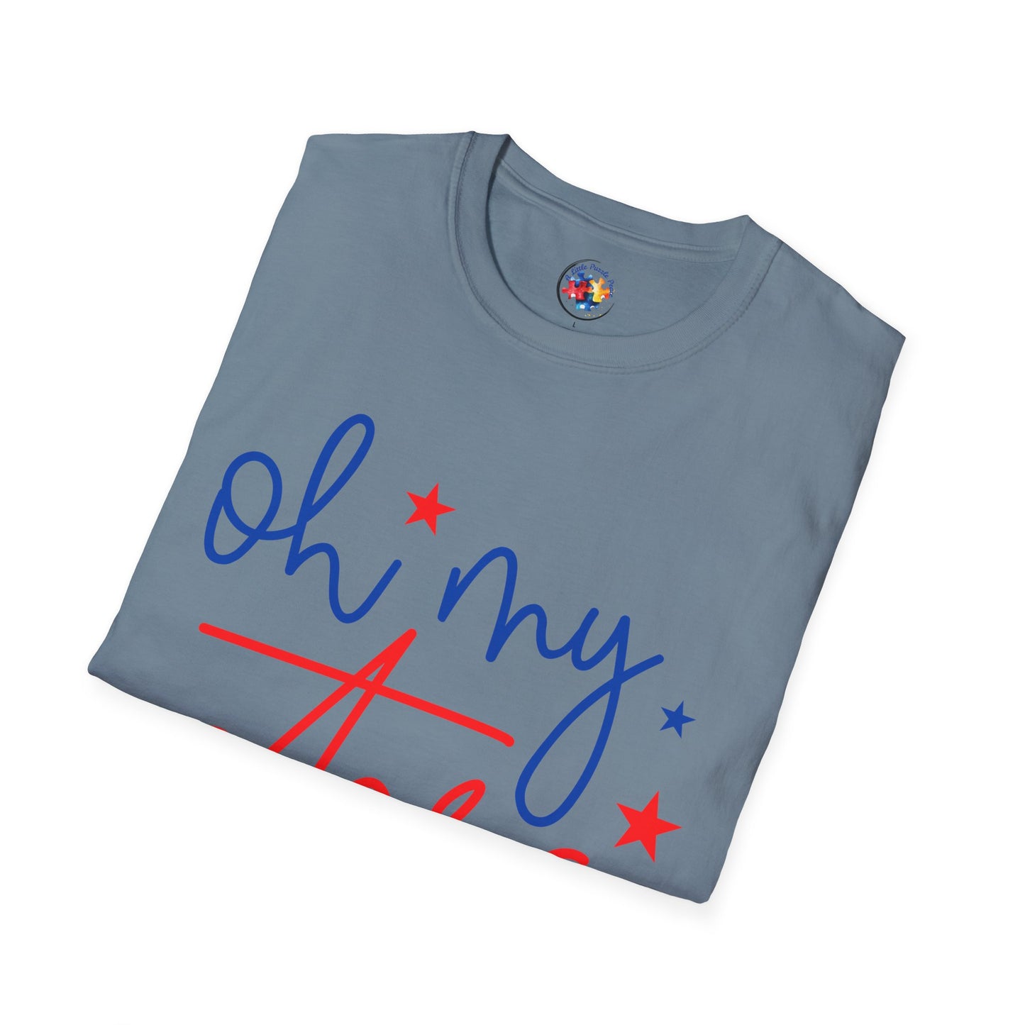Oh My Stars - 4th of July- Adult Size T-Shirt