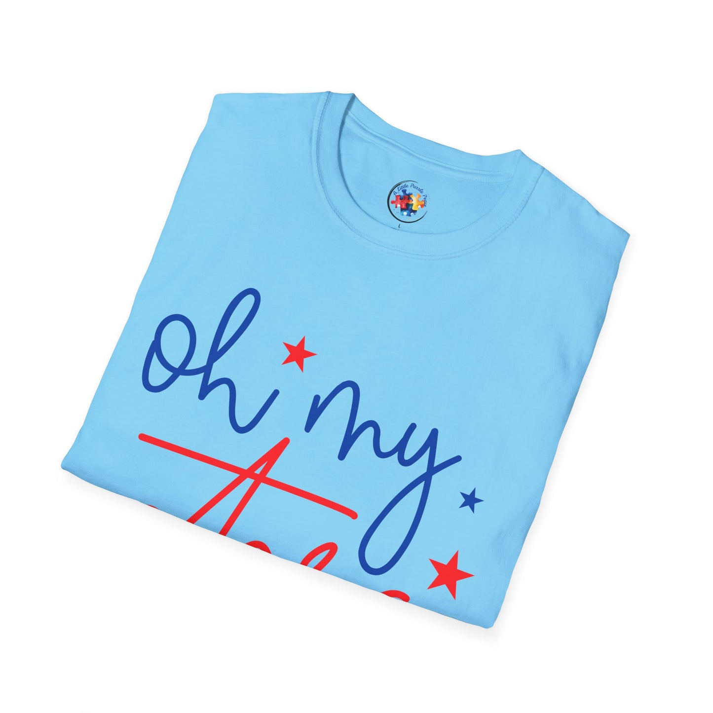 Oh My Stars - 4th of July- Adult Size T-Shirt