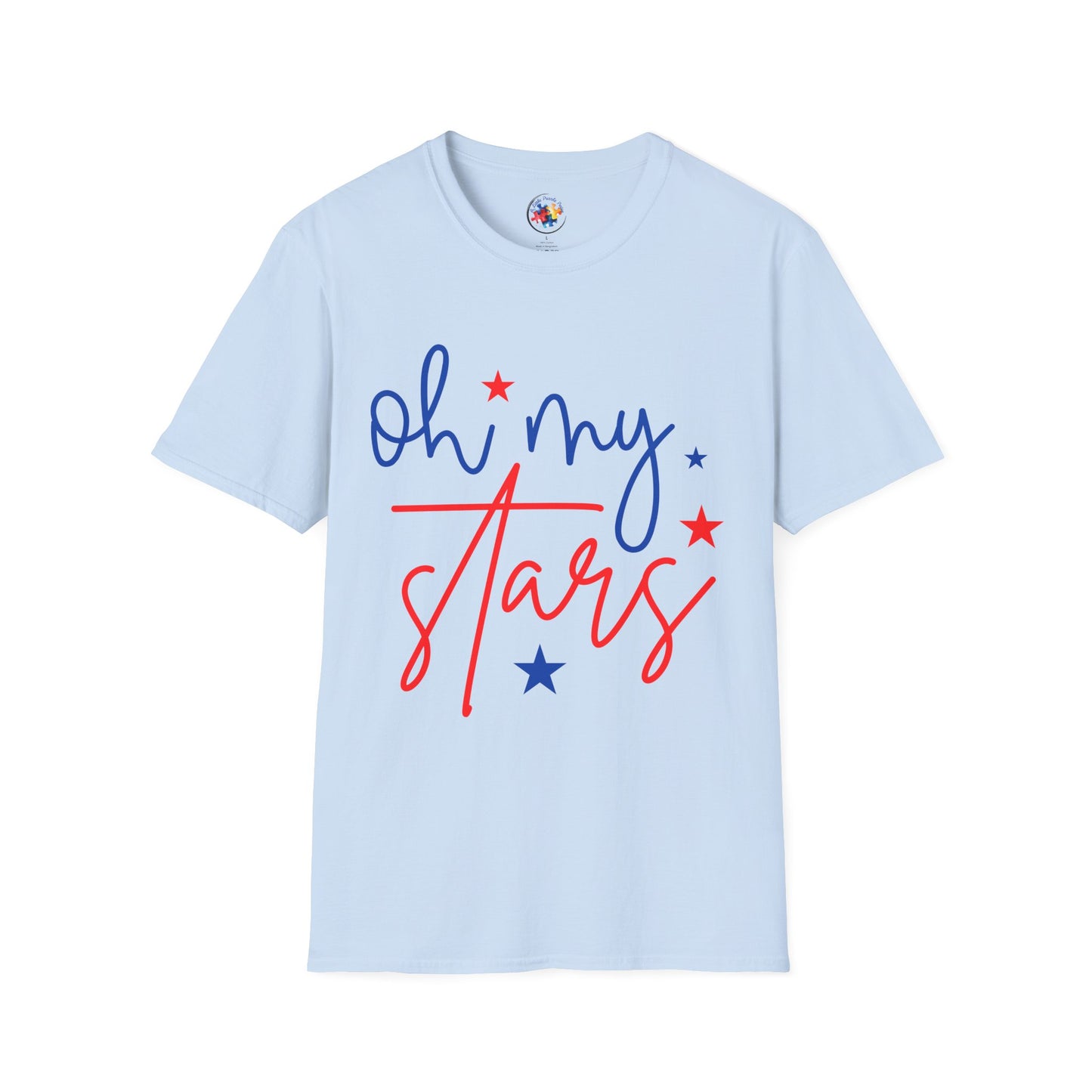 Oh My Stars - 4th of July- Adult Size T-Shirt
