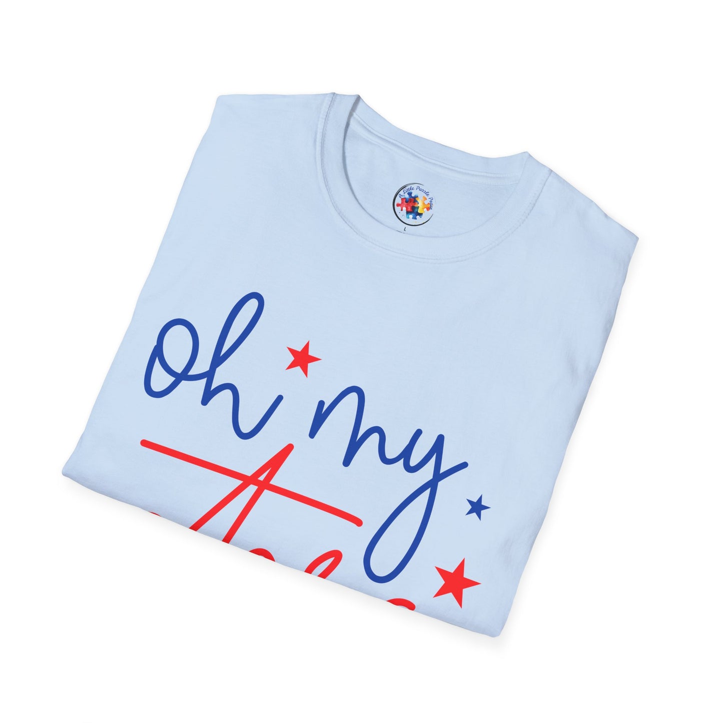 Oh My Stars - 4th of July- Adult Size T-Shirt