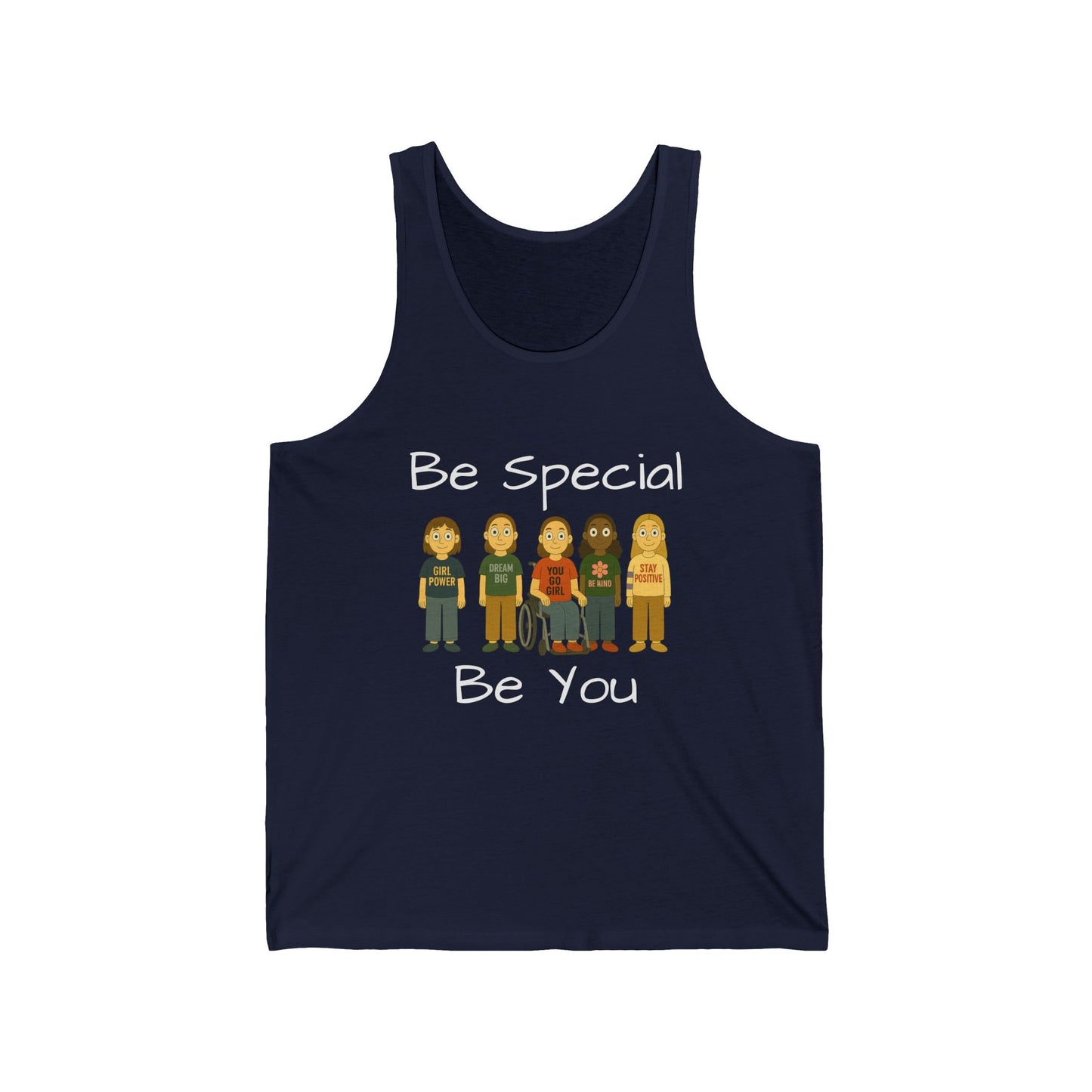 Be Special Be You Unisex Jersey Tank - Adult Size