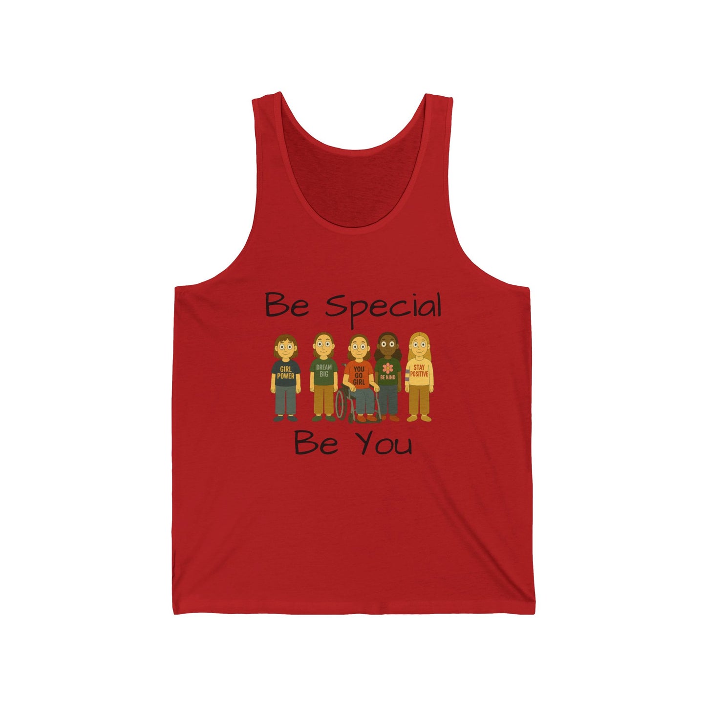 Be Special Be You Unisex Jersey Tank - Adult Size
