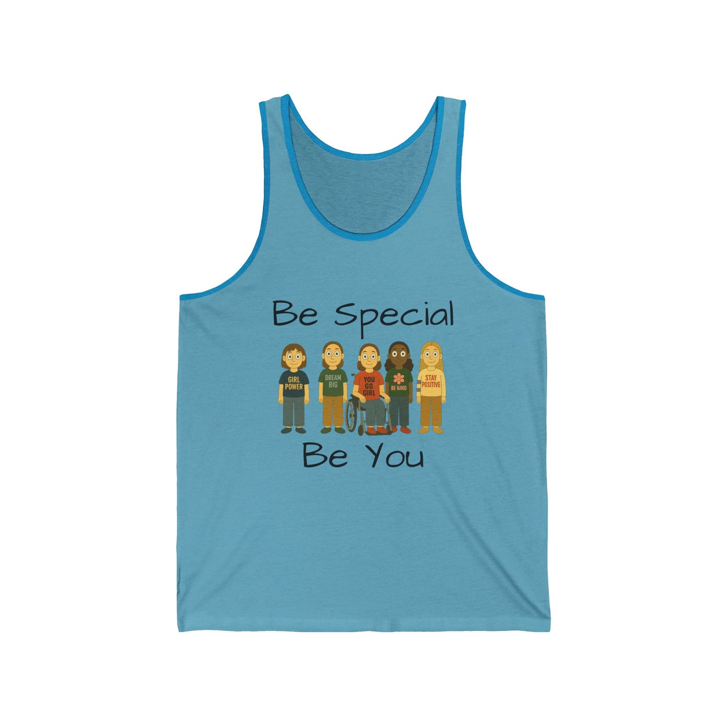 Be Special Be You Unisex Jersey Tank - Adult Size
