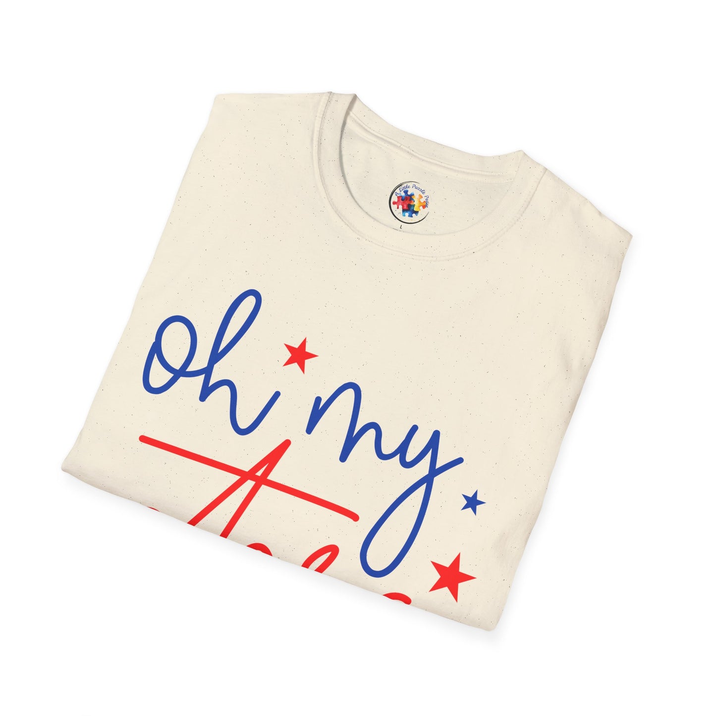 Oh My Stars - 4th of July- Adult Size T-Shirt