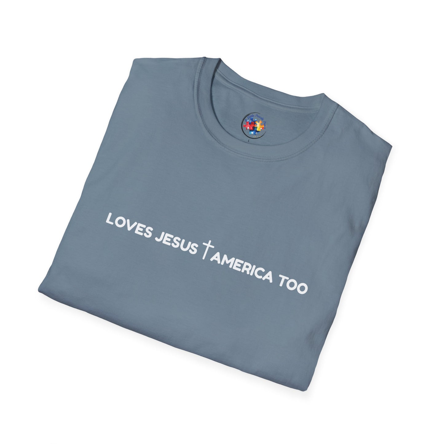 Loves Jesus- Adult Size T-Shirt