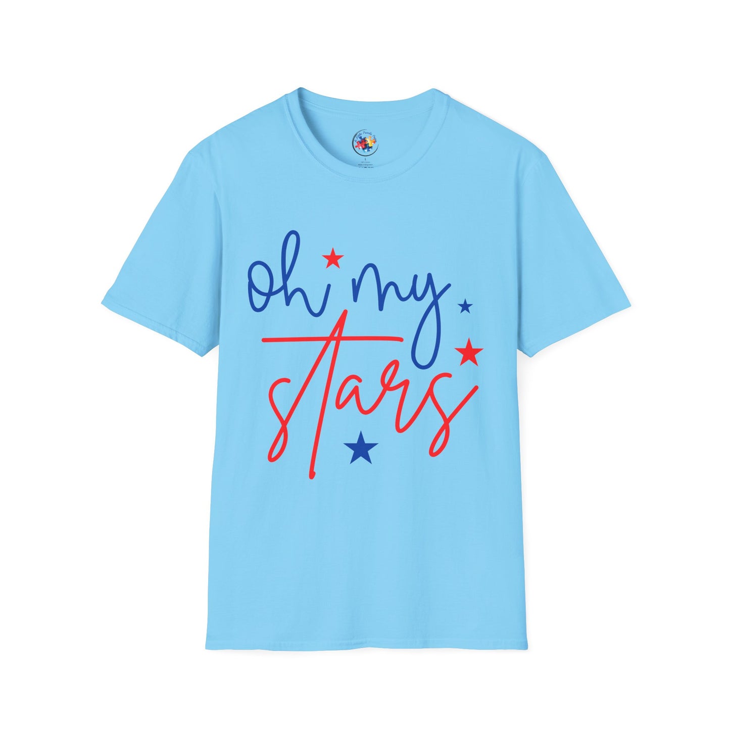Oh My Stars - 4th of July- Adult Size T-Shirt