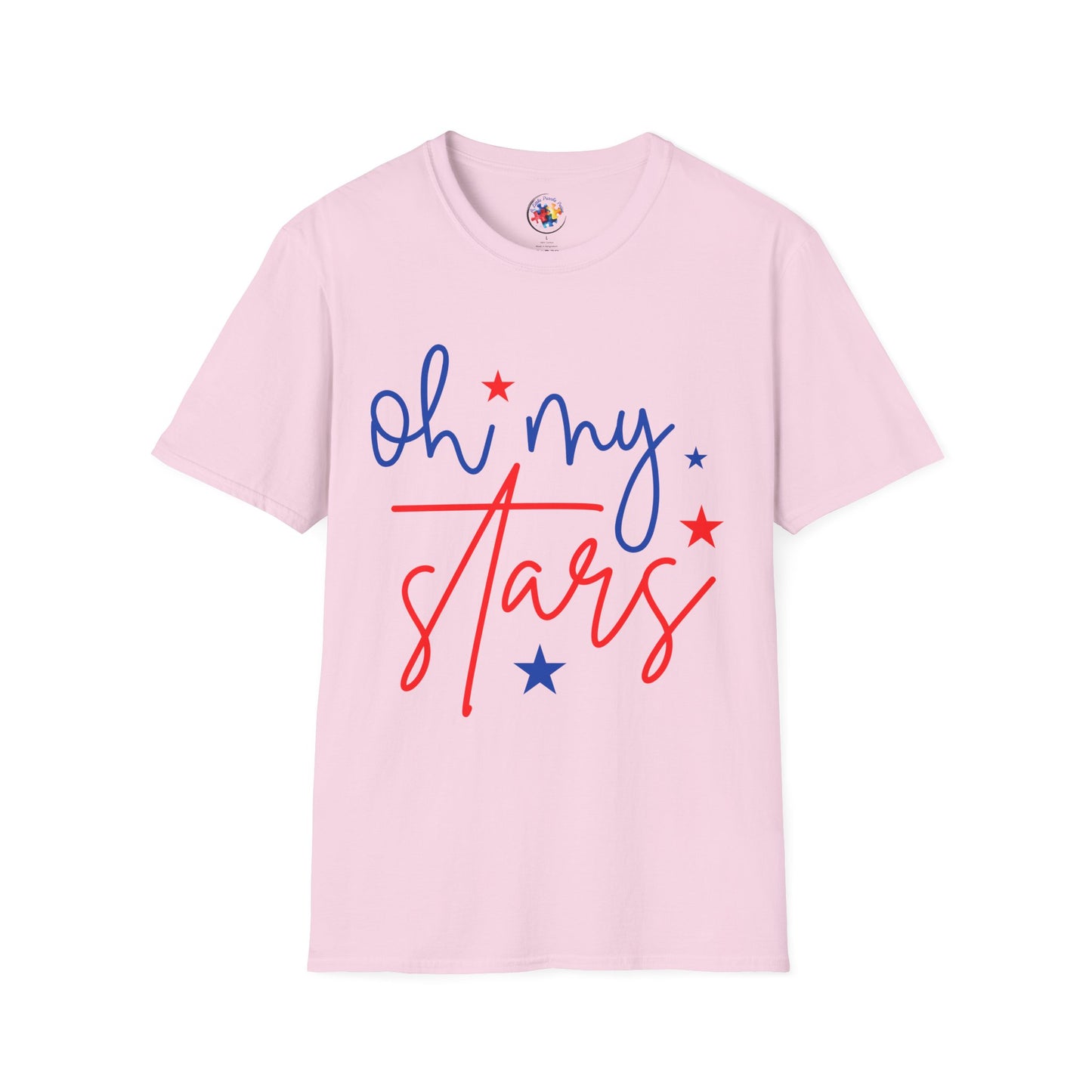Oh My Stars - 4th of July- Adult Size T-Shirt