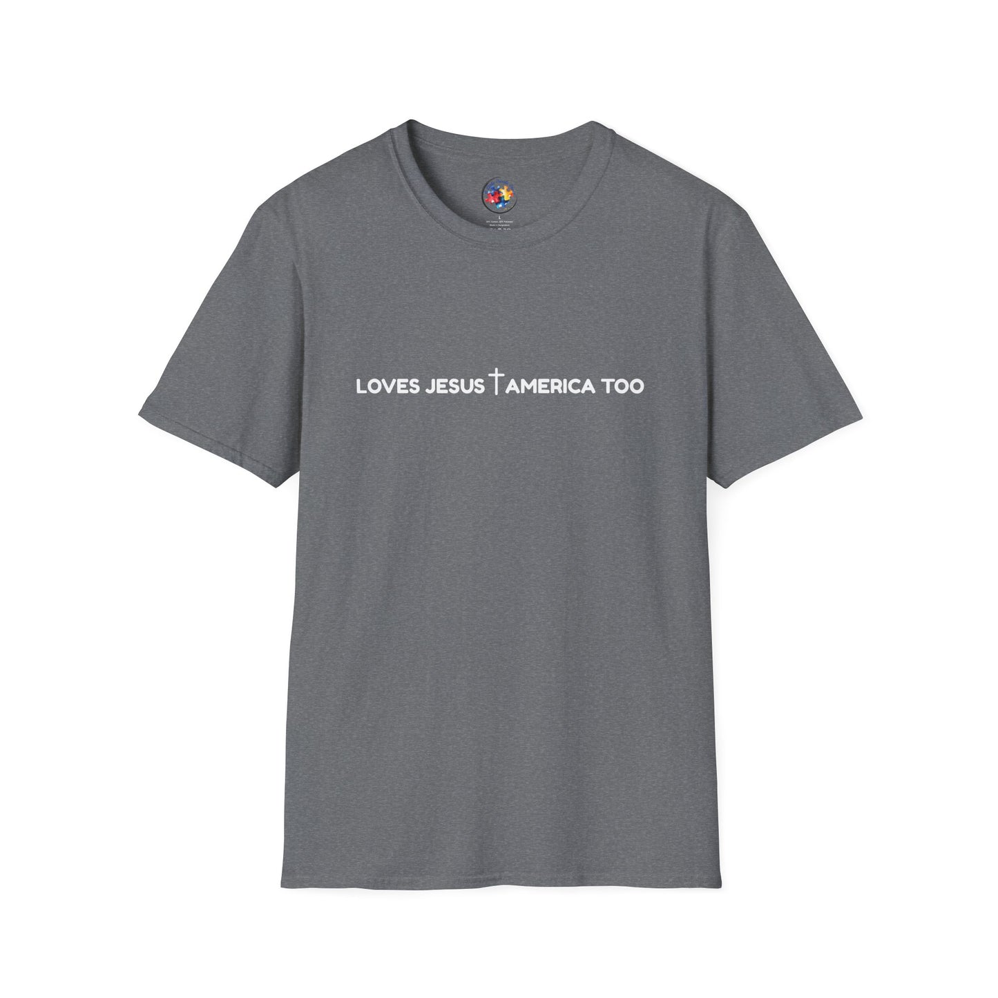 Loves Jesus- Adult Size T-Shirt