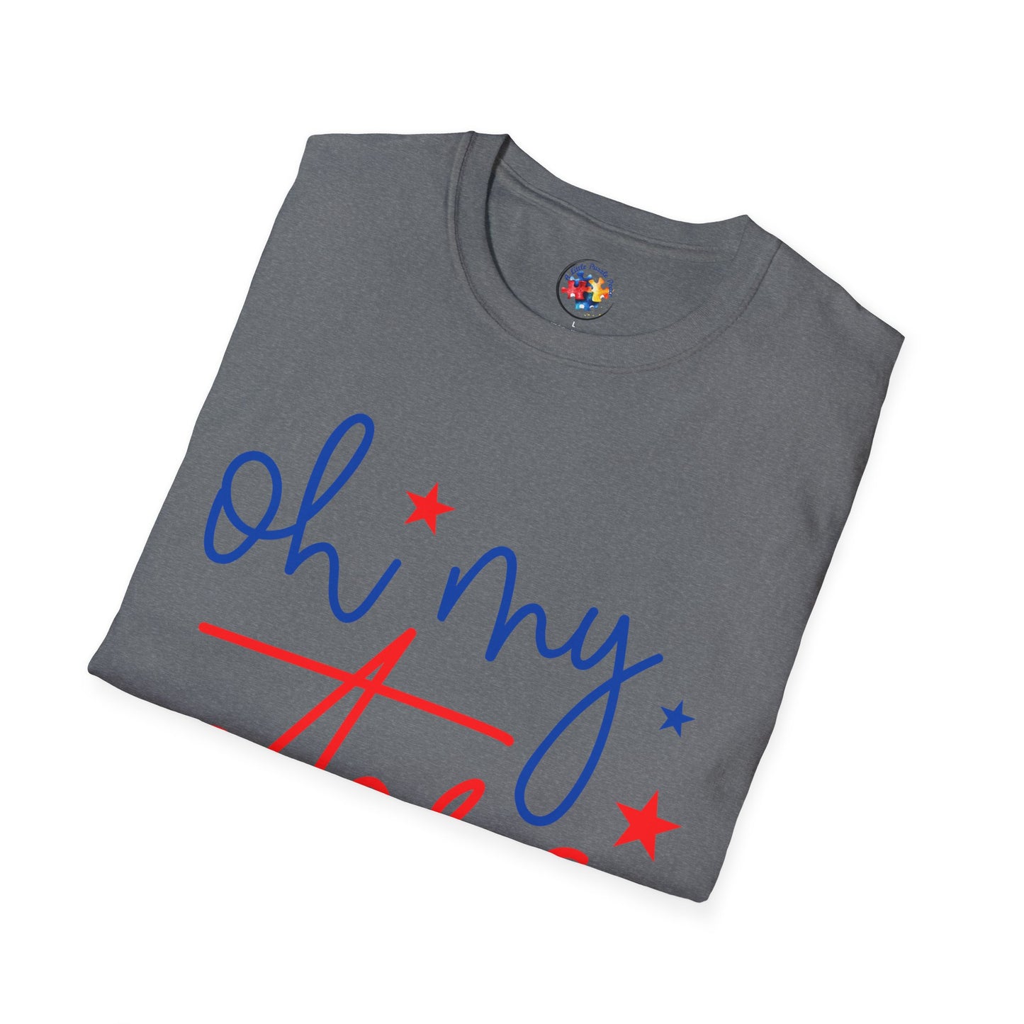 Oh My Stars - 4th of July- Adult Size T-Shirt