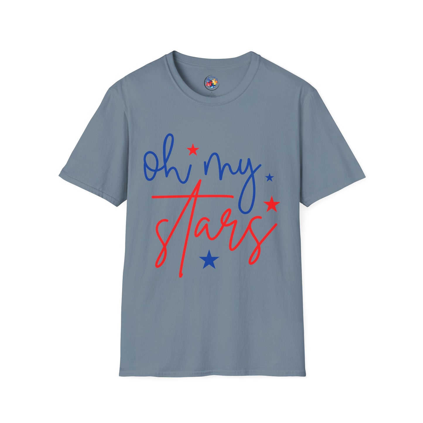 Oh My Stars - 4th of July- Adult Size T-Shirt
