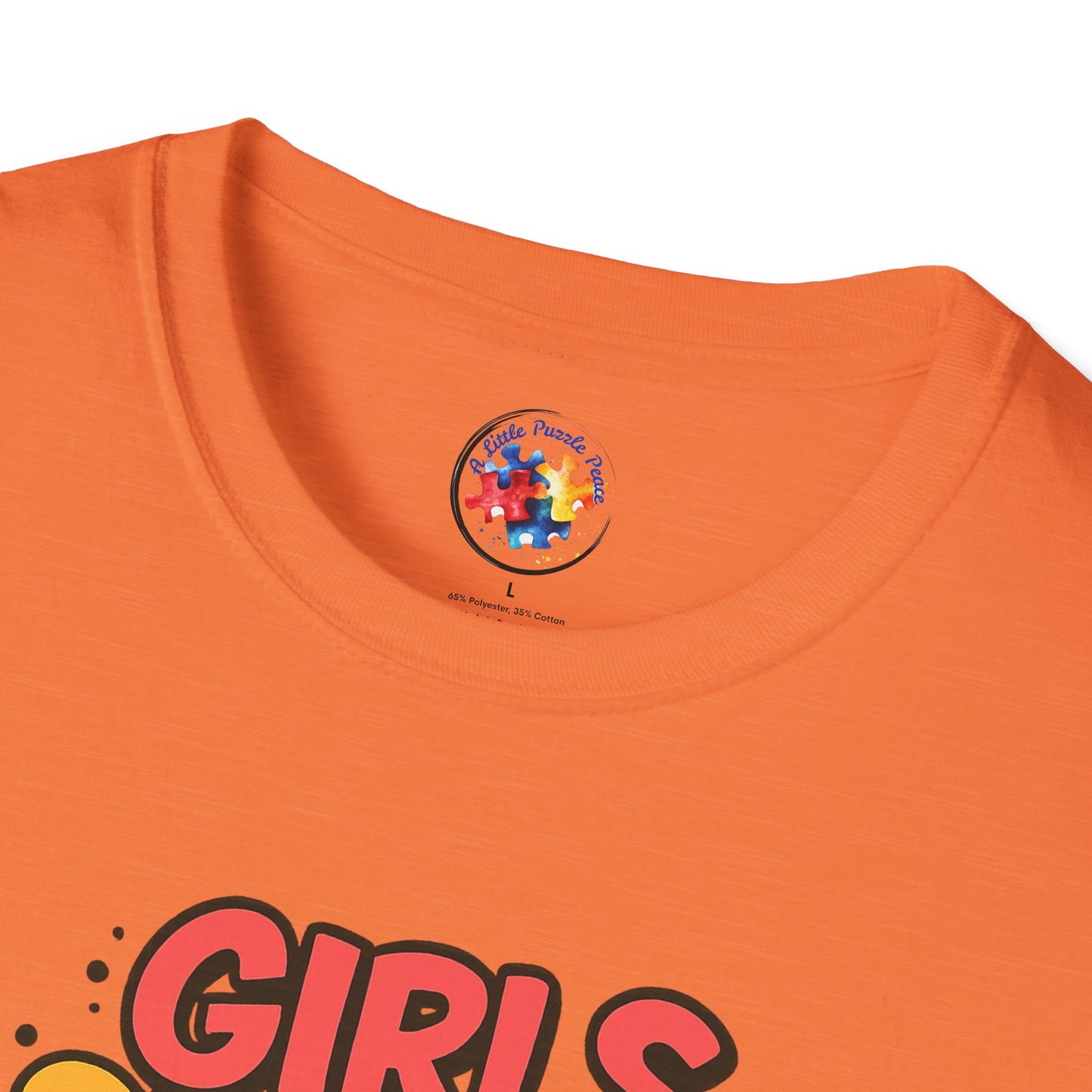 Girls Support Each Other Neurodiversity - Adult Size T-Shirt