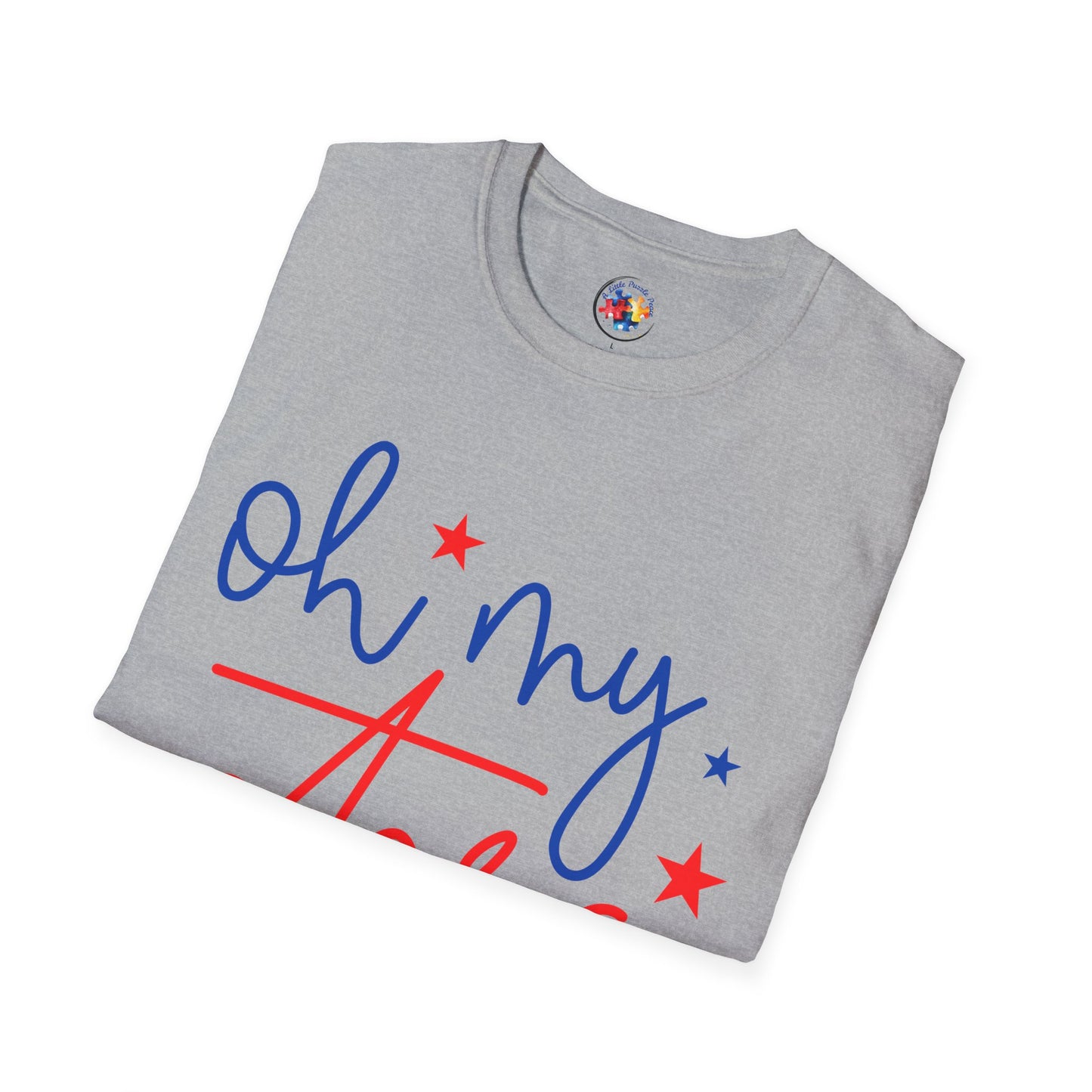 Oh My Stars - 4th of July- Adult Size T-Shirt