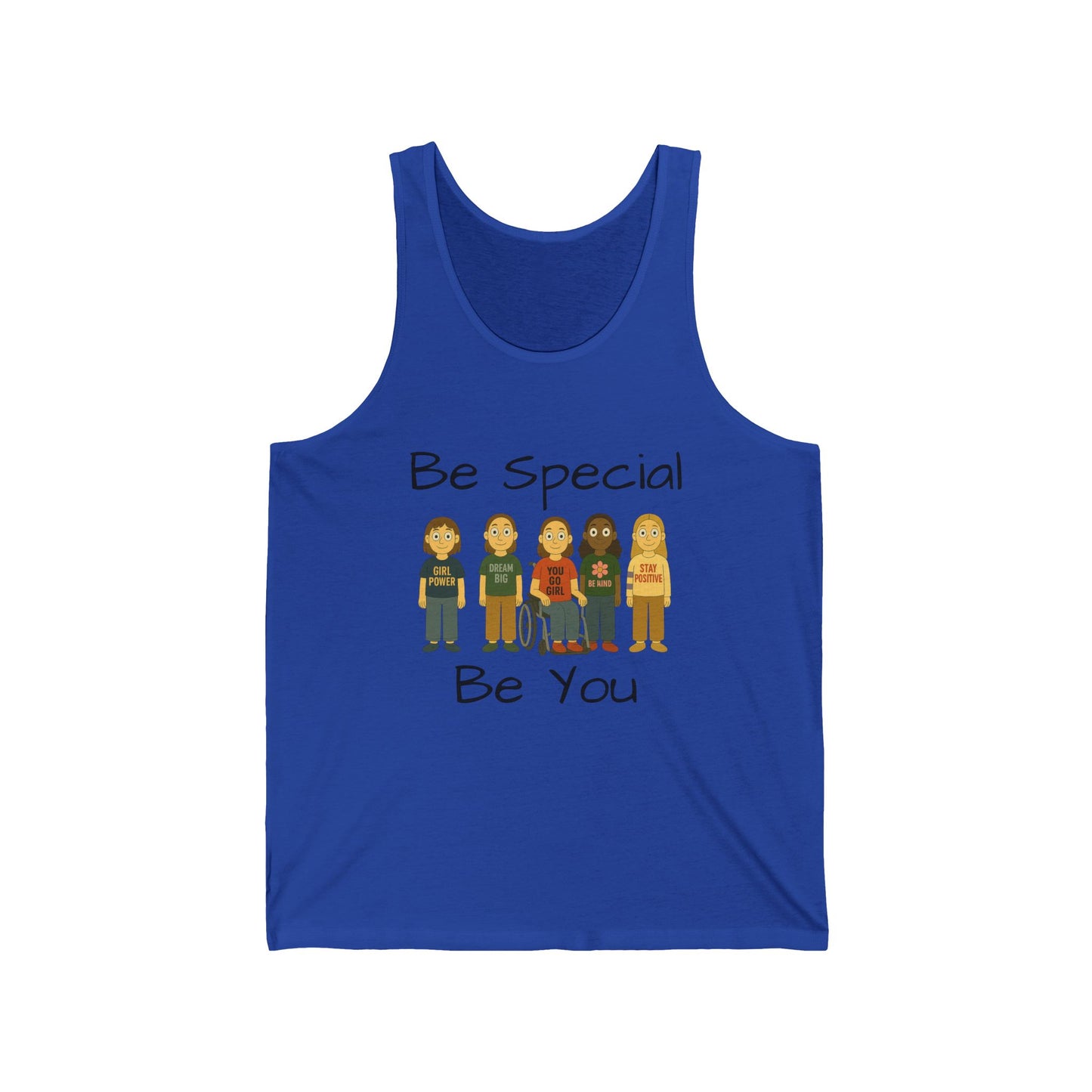 Be Special Be You Unisex Jersey Tank - Adult Size
