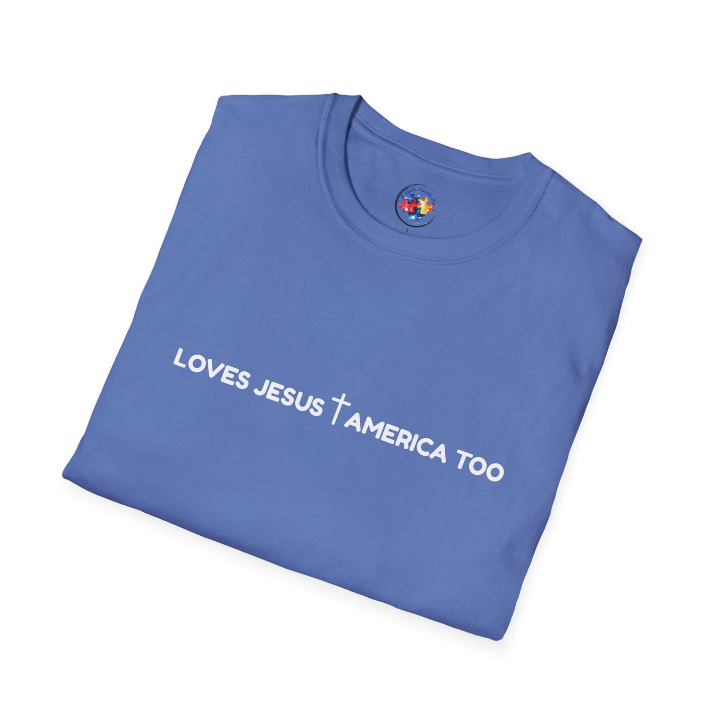Loves Jesus- Adult Size T-Shirt