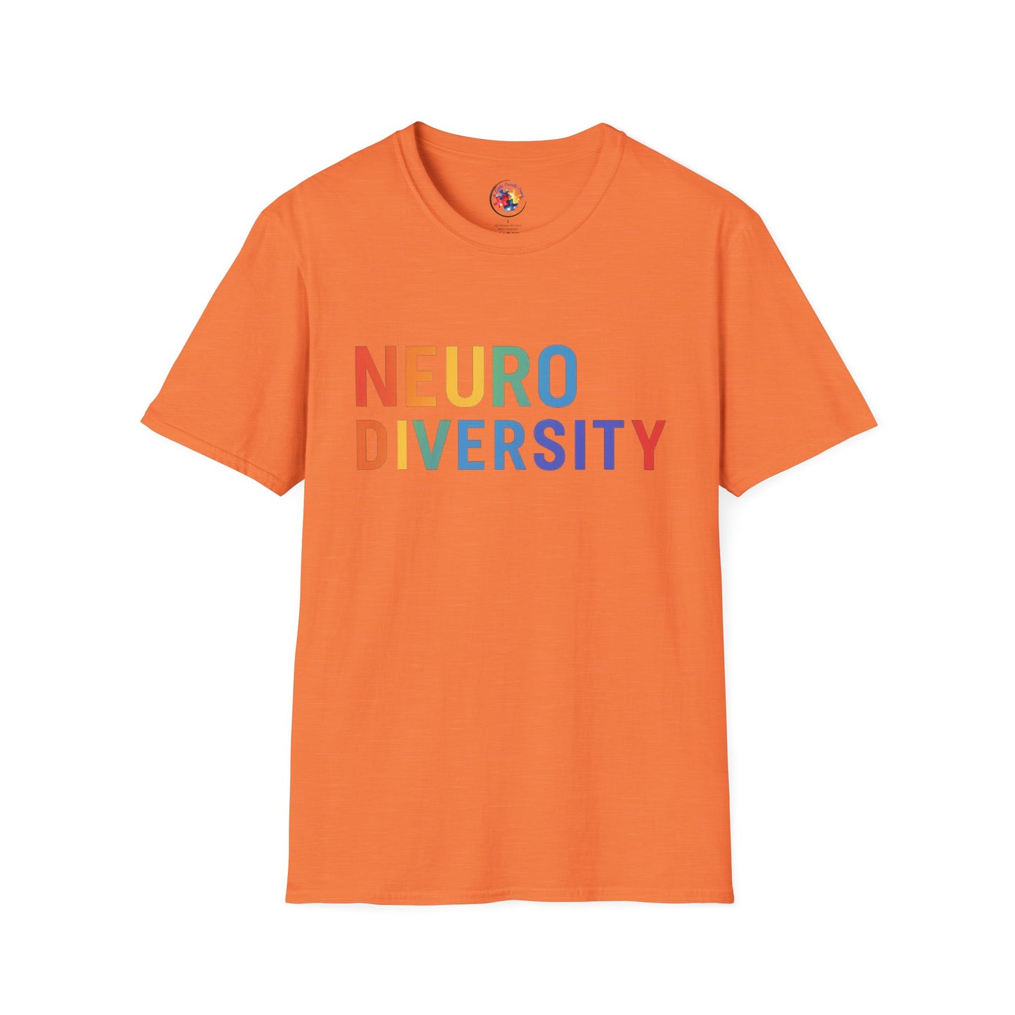 NeuroDiversity Rainbow Color Adult Size T-Shirt