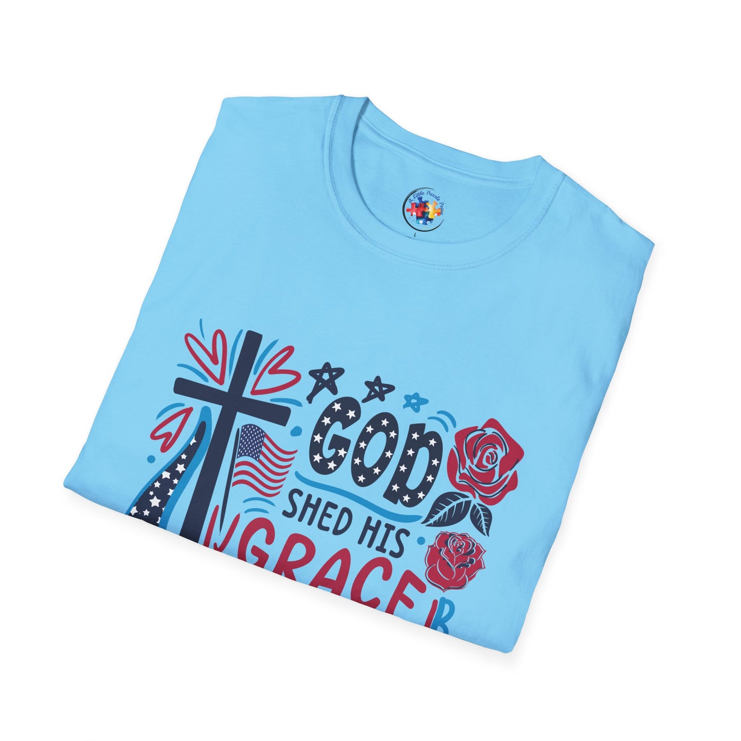 4th of July Grace- Adult Size T-Shirt