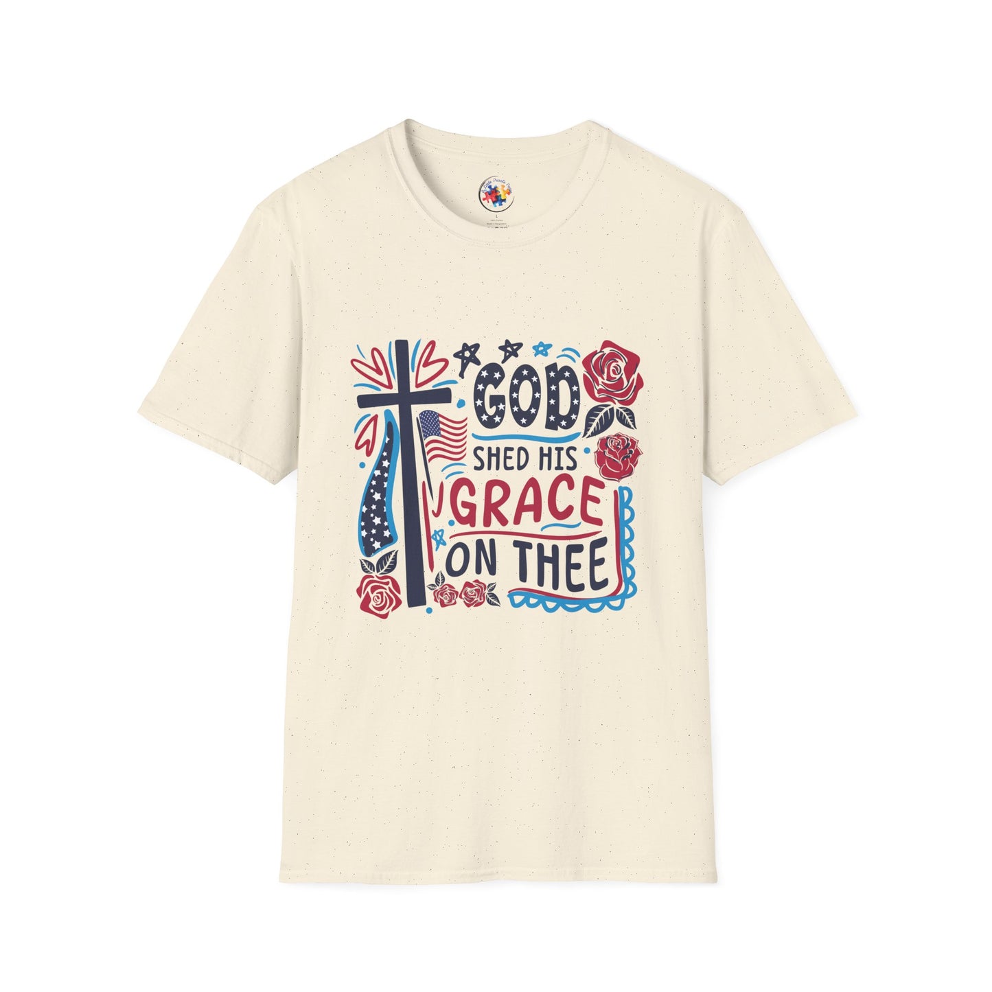 4th of July Grace- Adult Size T-Shirt