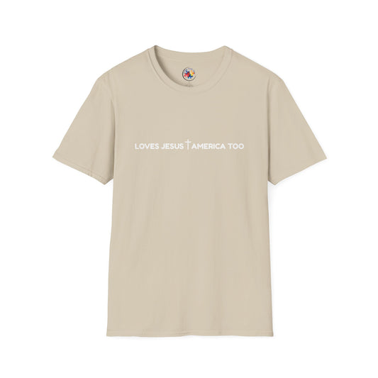 Loves Jesus- Adult Size T-Shirt