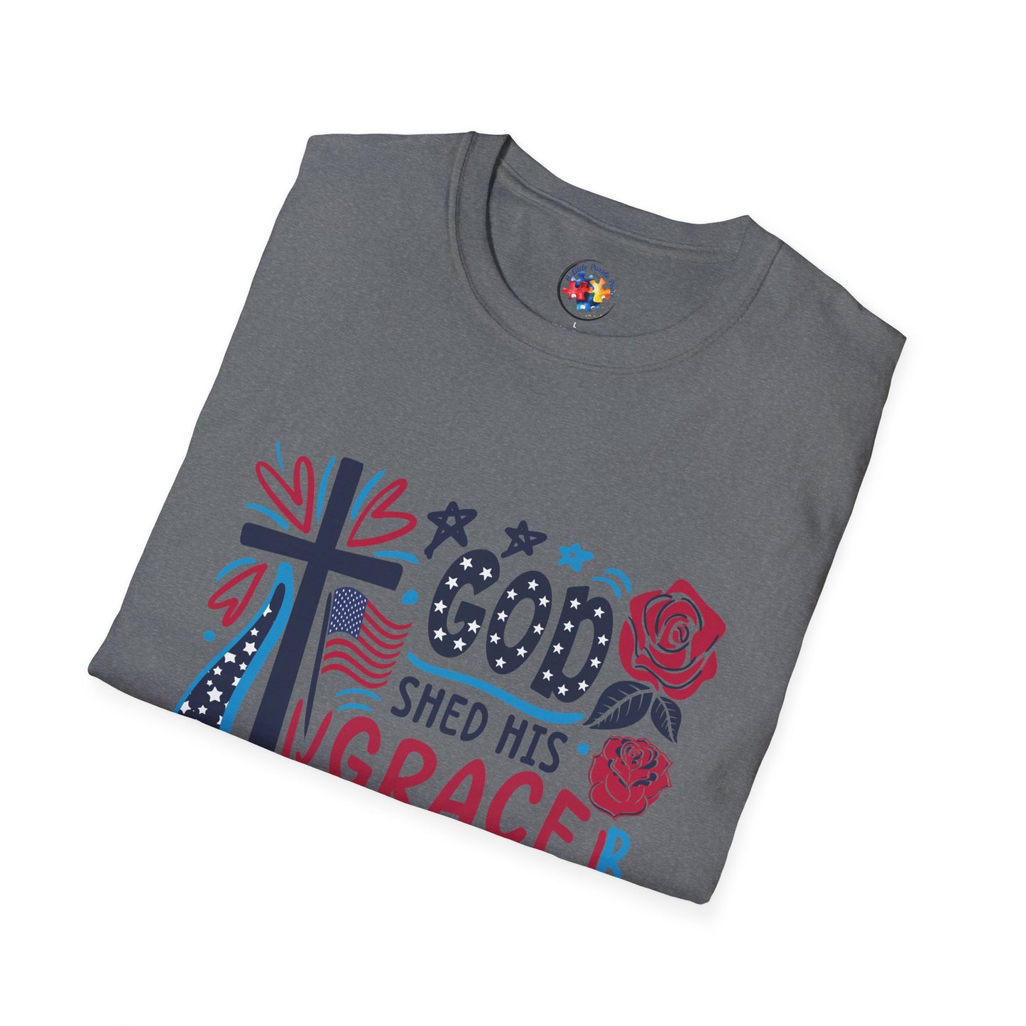 4th of July Grace- Adult Size T-Shirt