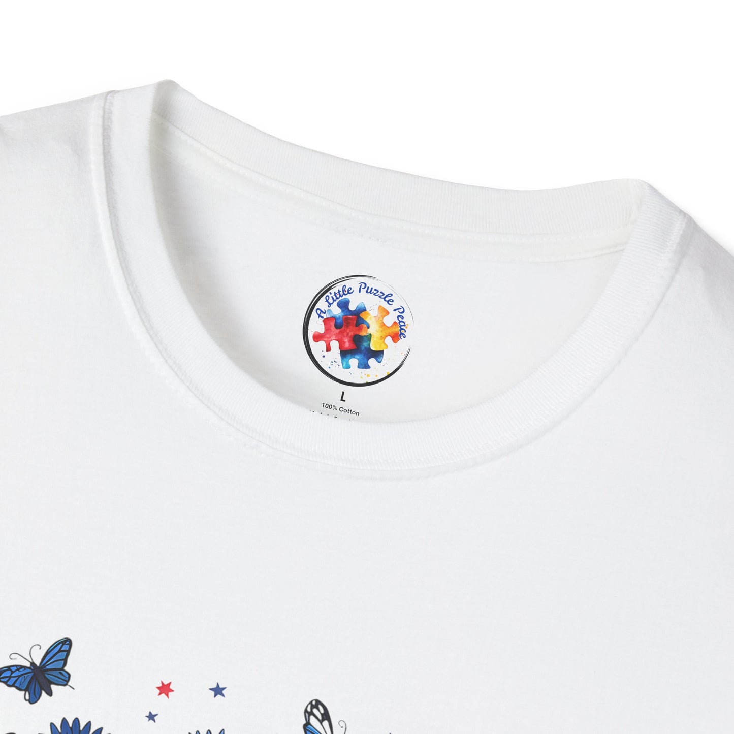 4th of July Garden- Adult Size T-Shirt