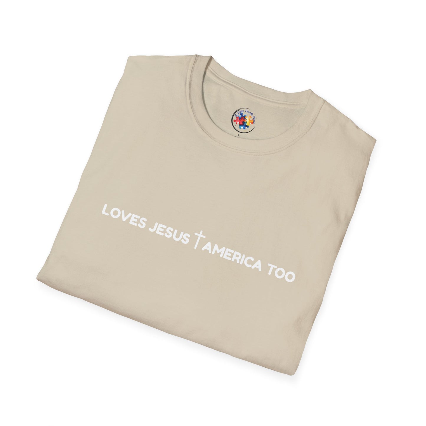 Loves Jesus- Adult Size T-Shirt