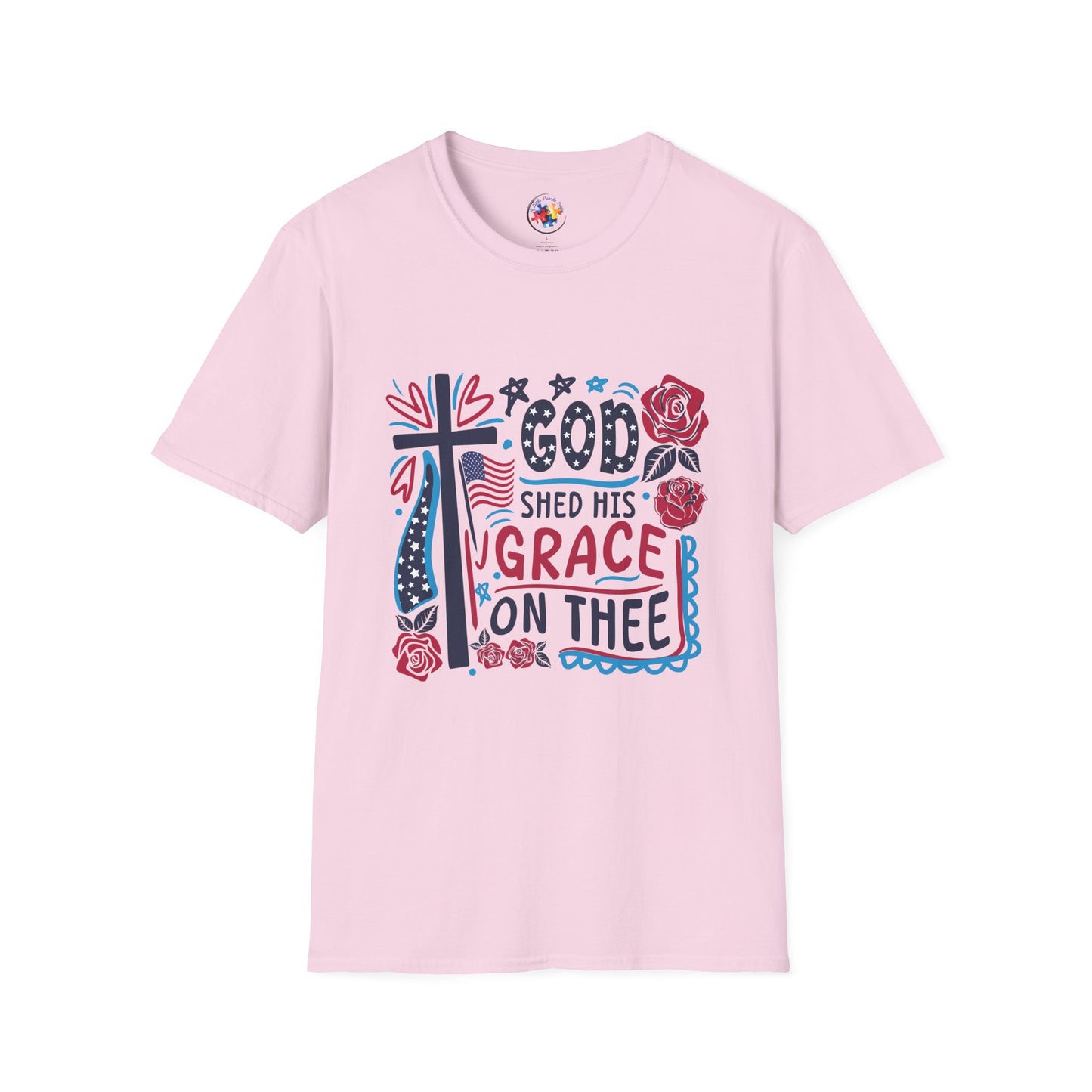 4th of July Grace- Adult Size T-Shirt