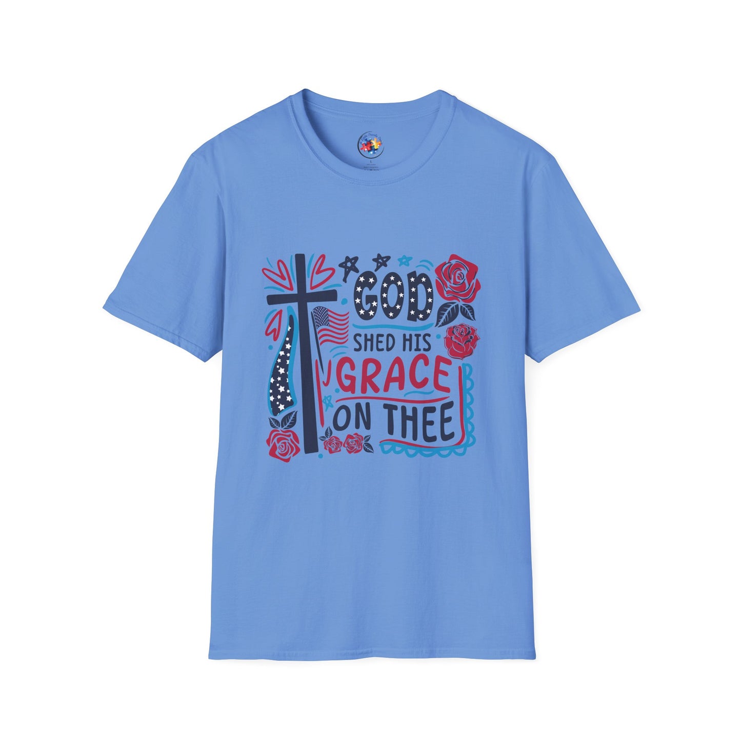 4th of July Grace- Adult Size T-Shirt
