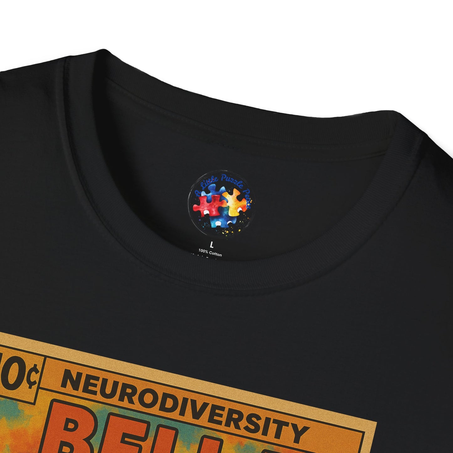 Bella Comic Superhero Neurodiversity - Adult Size T-Shirt