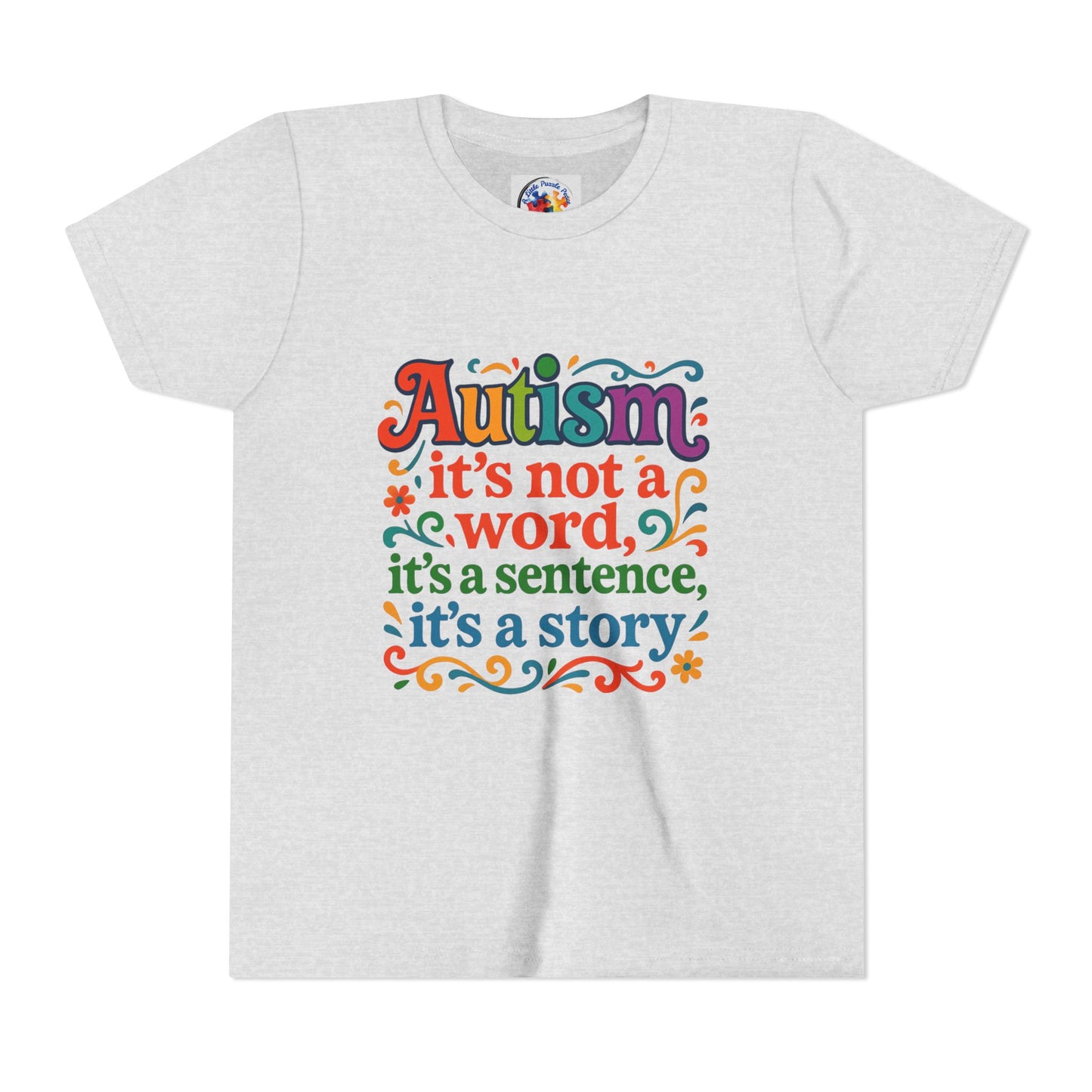 Autism Story - Neurodiversity Youth Size Bella Canvas