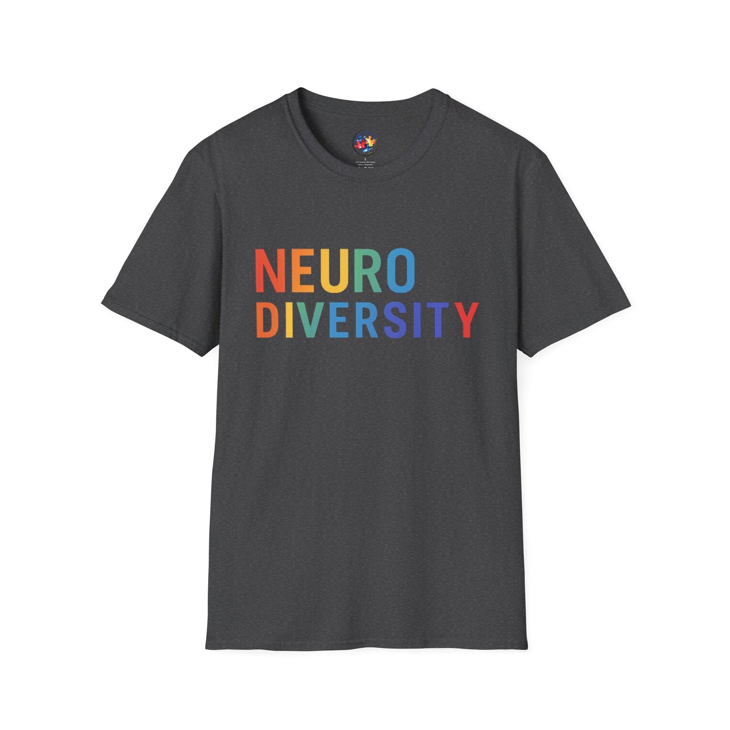 NeuroDiversity Rainbow Color Adult Size T-Shirt