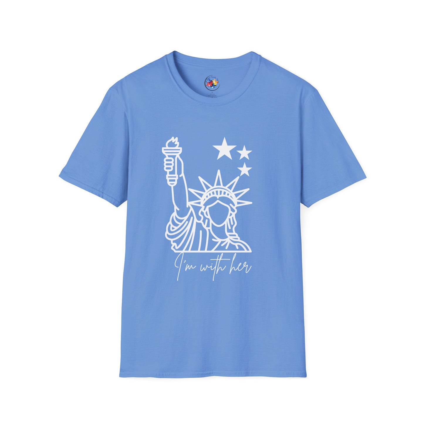 I'm with her- Adult Size T-Shirt