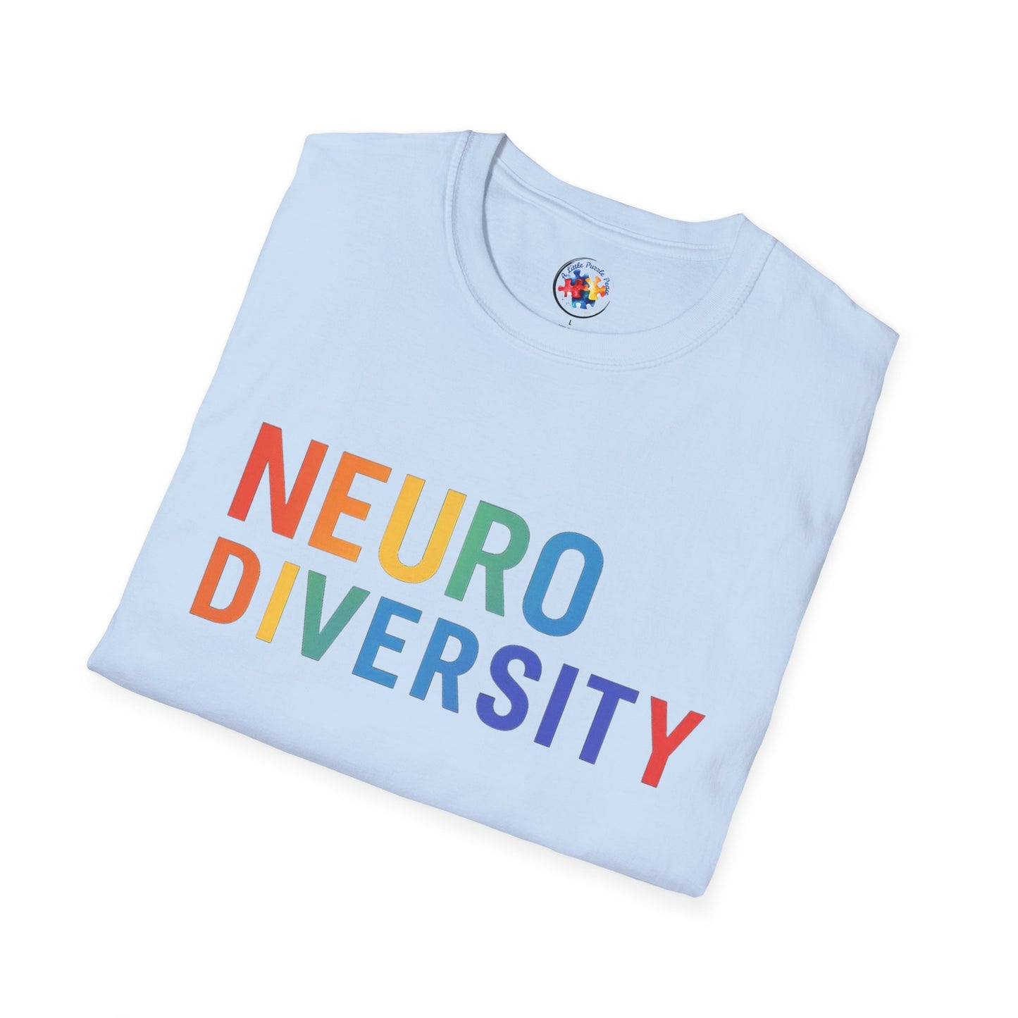 NeuroDiversity Rainbow Color Adult Size T-Shirt