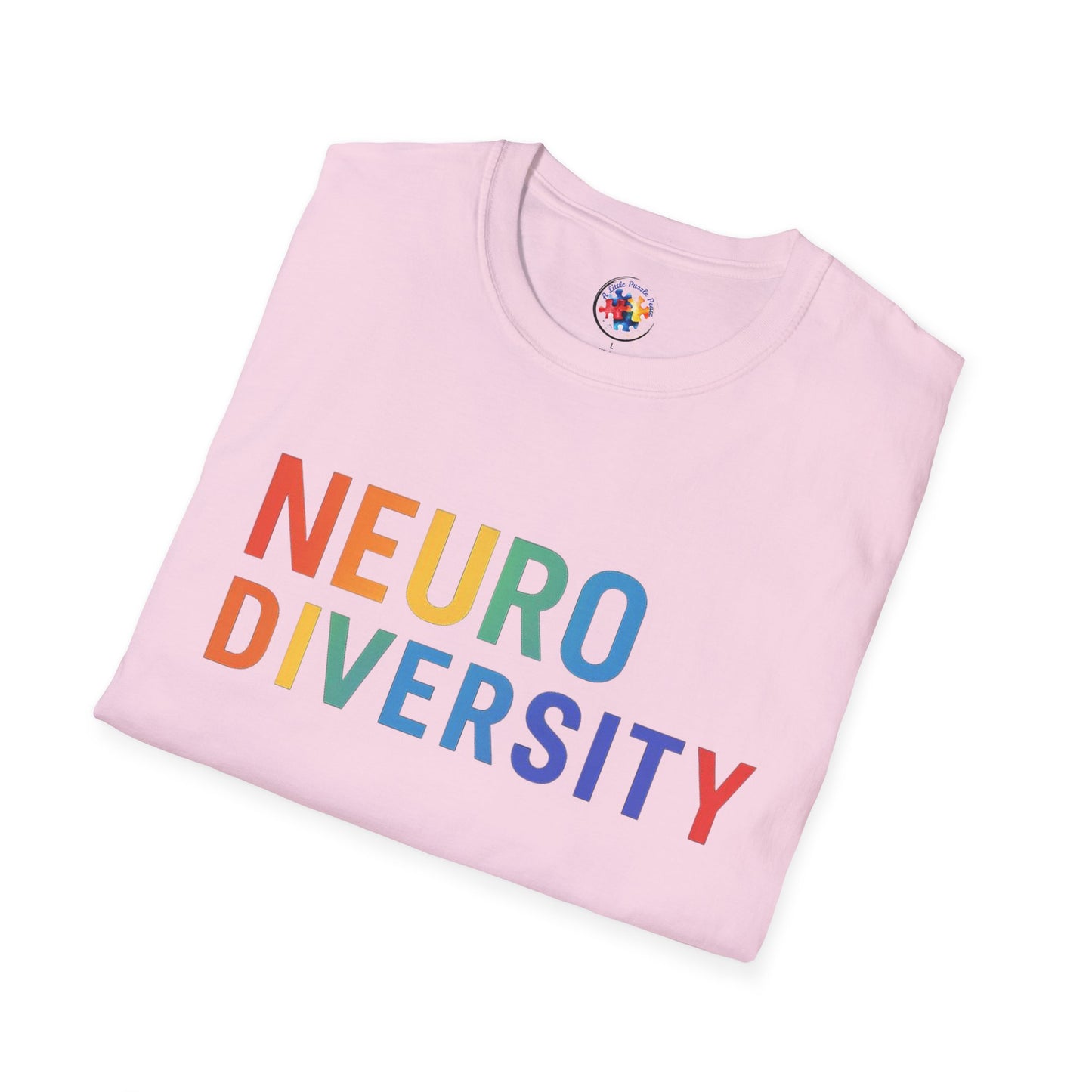 NeuroDiversity Rainbow Color Adult Size T-Shirt