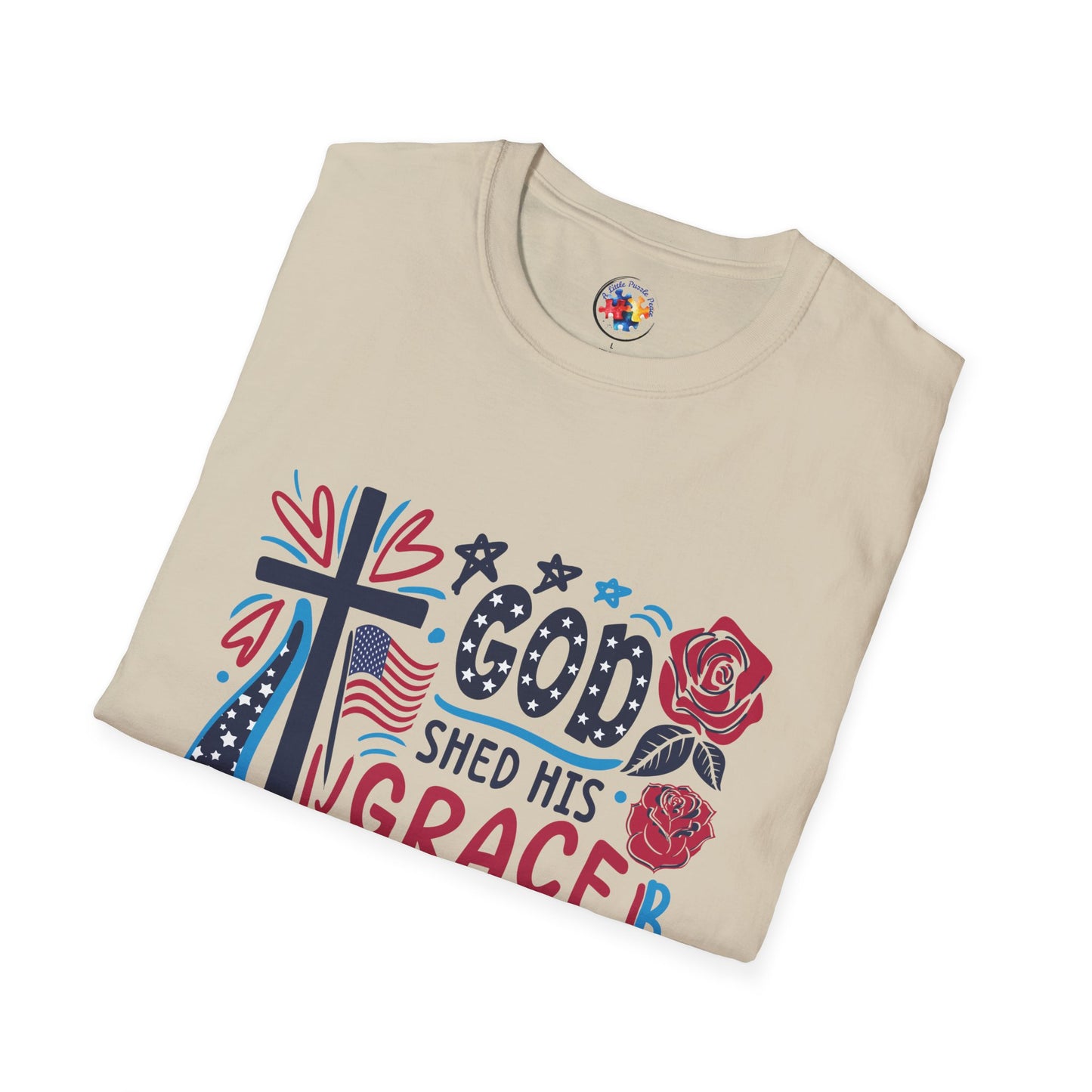 4th of July Grace- Adult Size T-Shirt