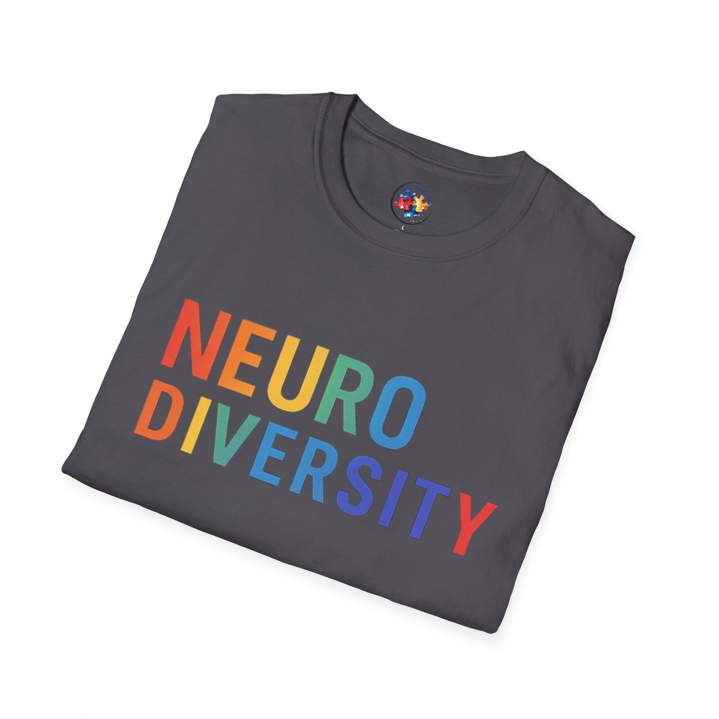 NeuroDiversity Rainbow Color Adult Size T-Shirt