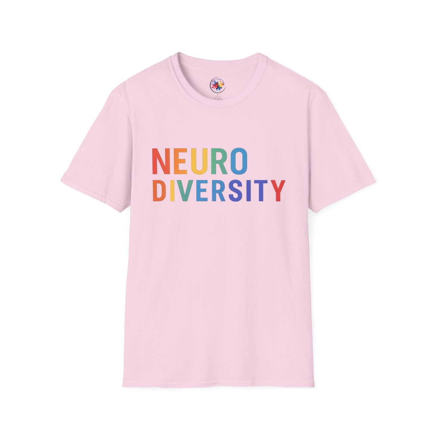 NeuroDiversity Rainbow Color Adult Size T-Shirt